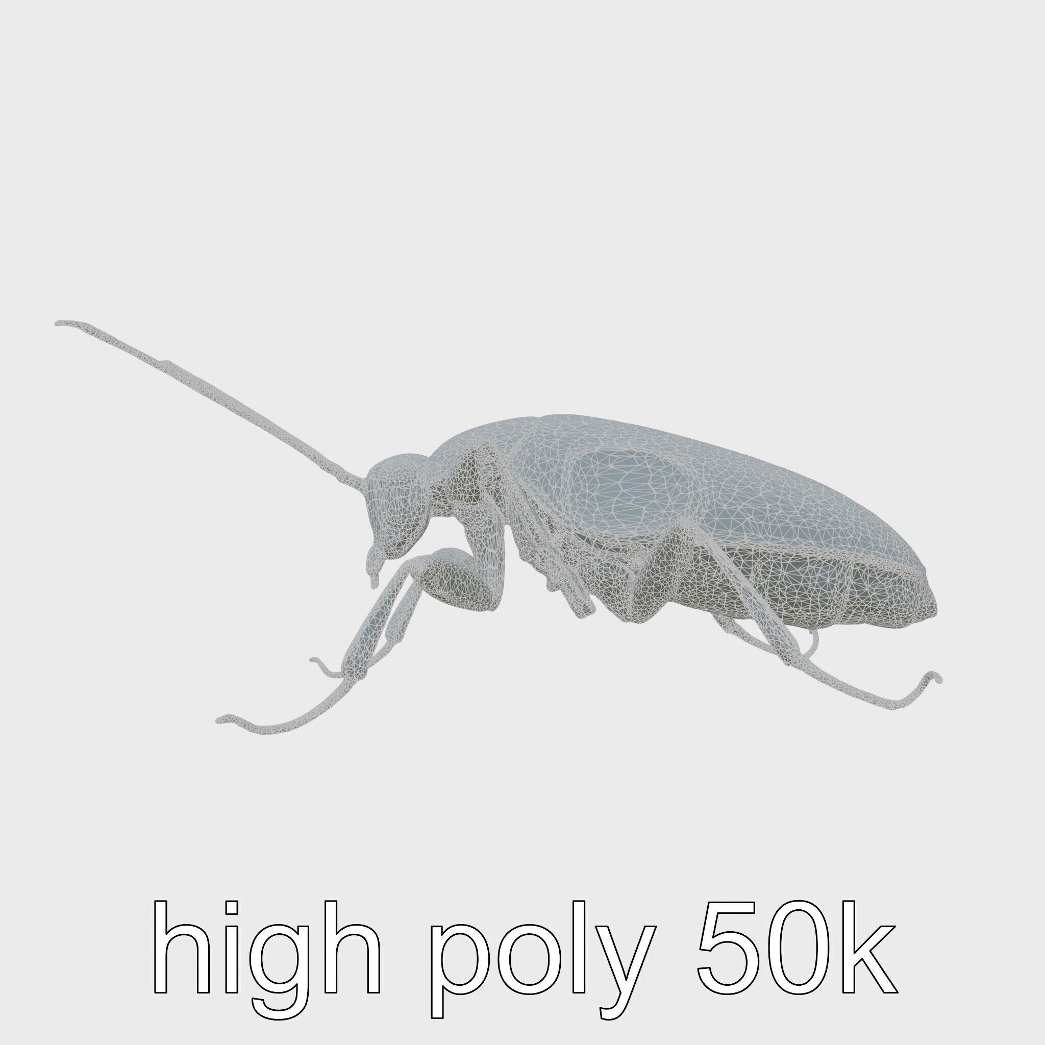Cockroach Custodian 3D model pack with stylized legs Low-poly 3D model_33