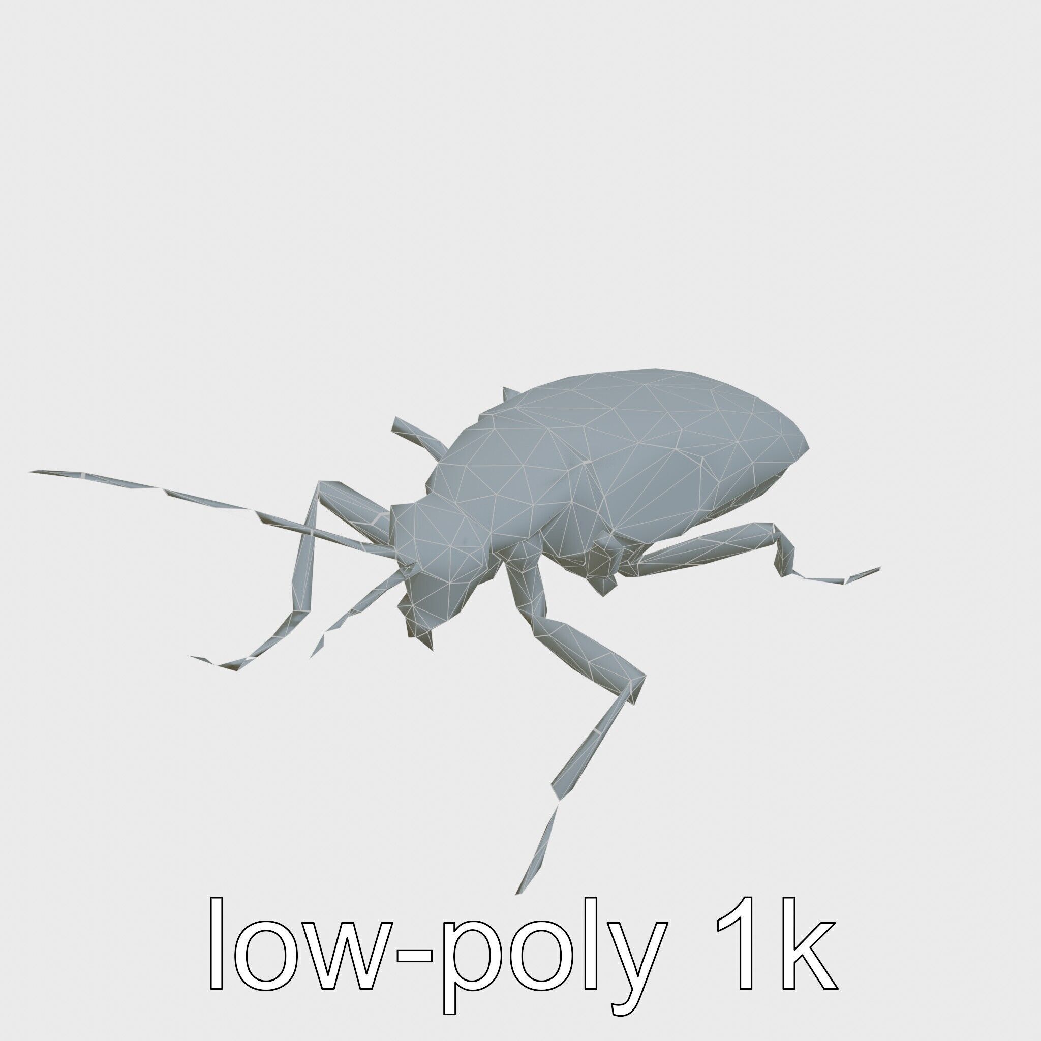 Cockroach Custodian 3D model pack with stylized legs Low-poly 3D model_25