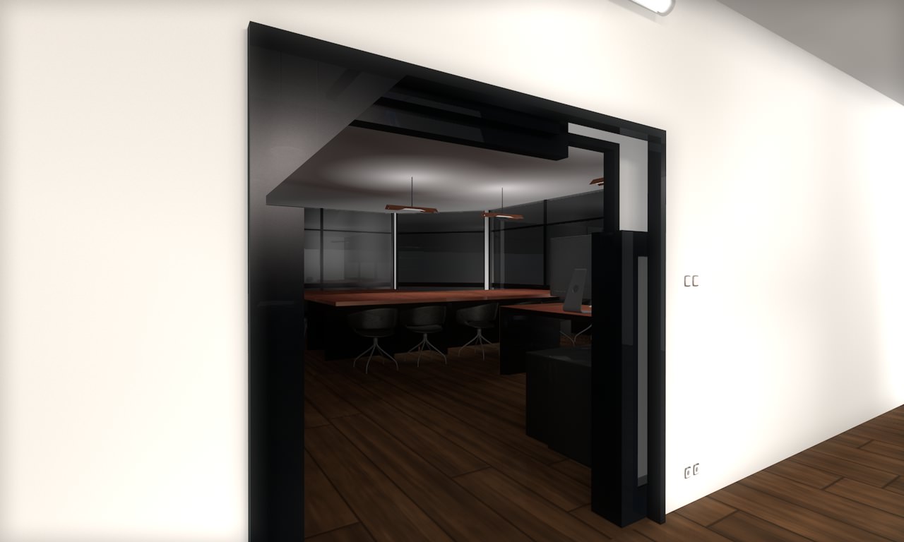 House modern at night 3D model_12