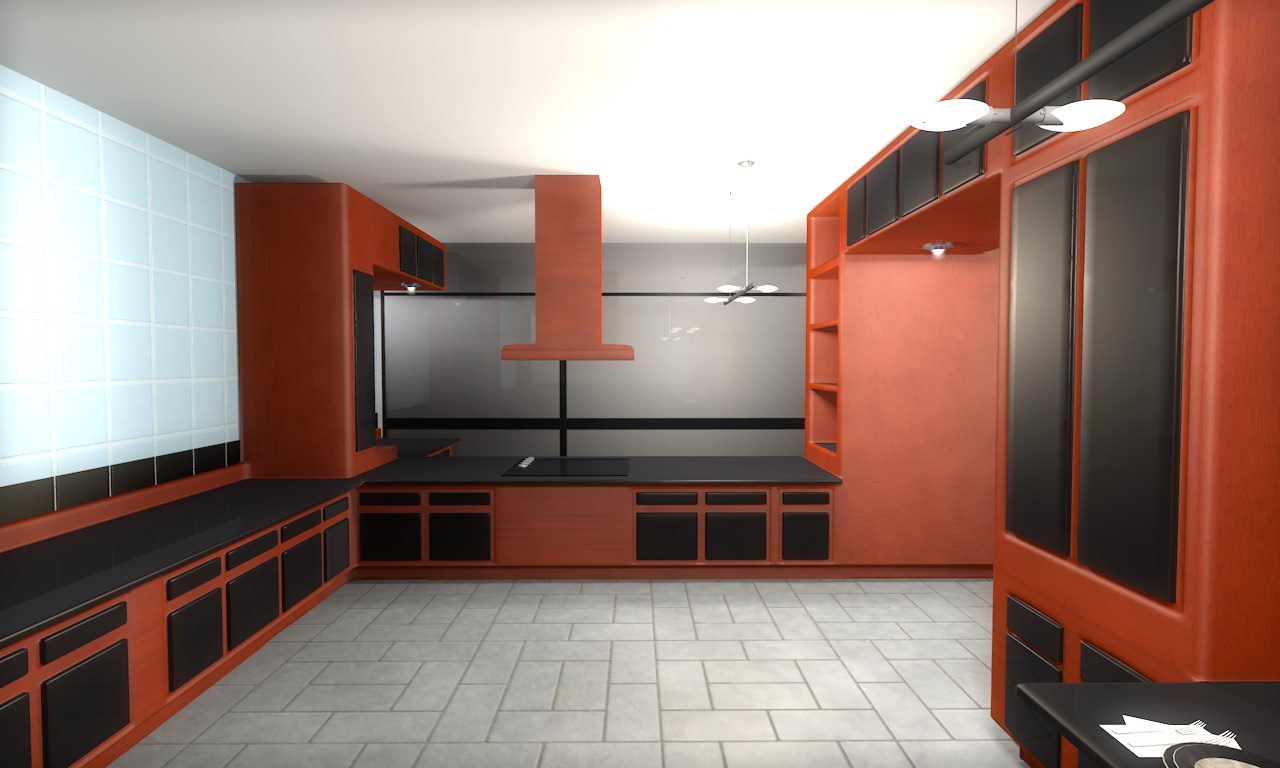 House modern at night 3D model_32