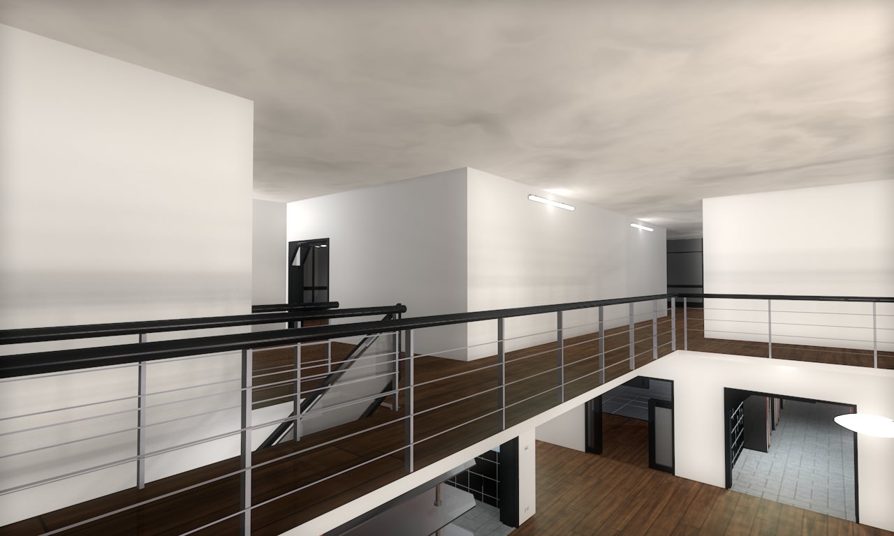 House modern at night 3D model_39