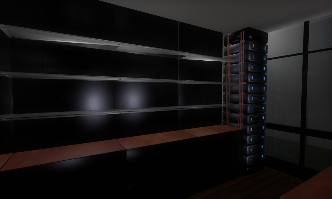 House modern at night 3D model_15