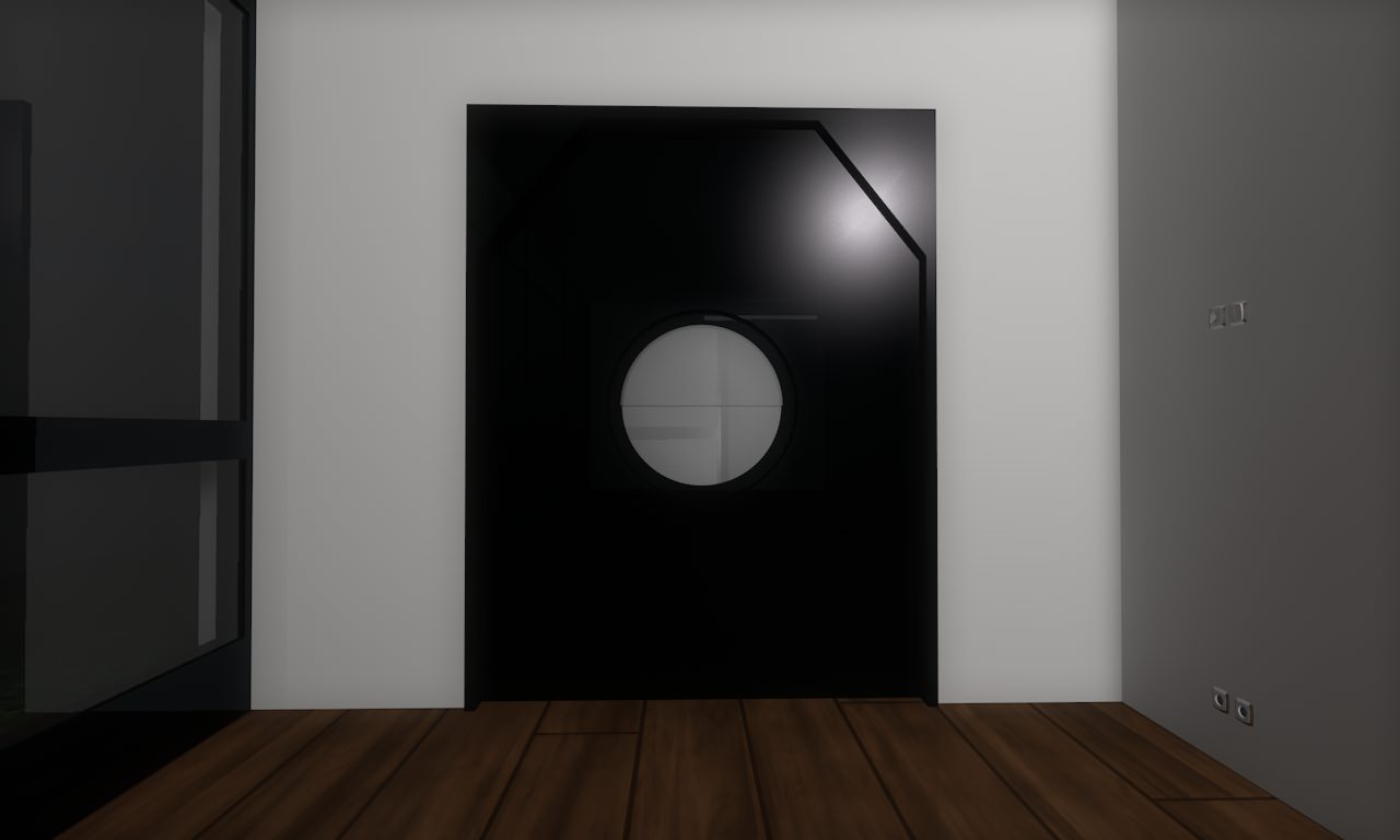 House modern at night 3D model_30