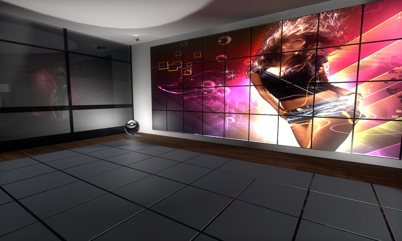 House modern at night 3D model_23