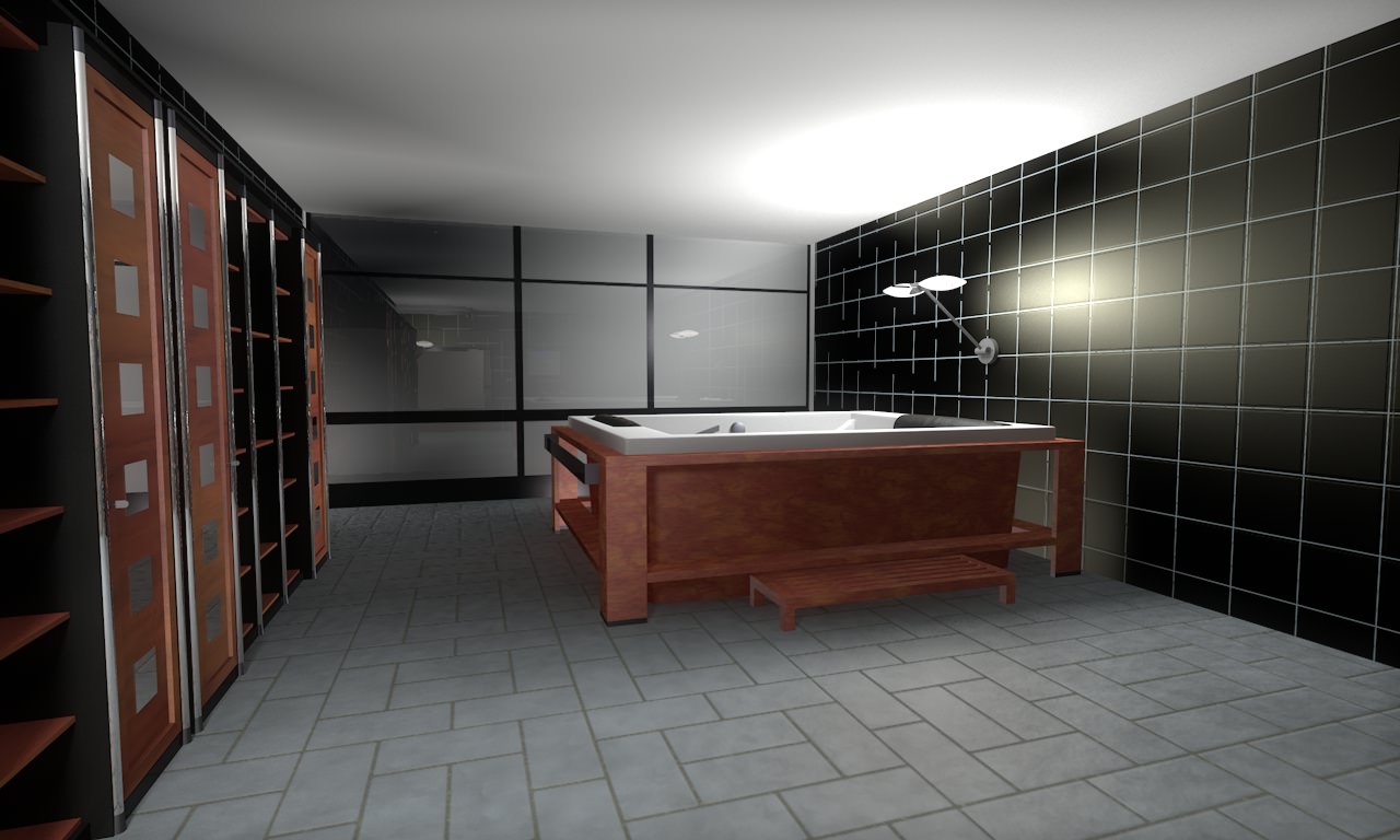 House modern at night 3D model_18