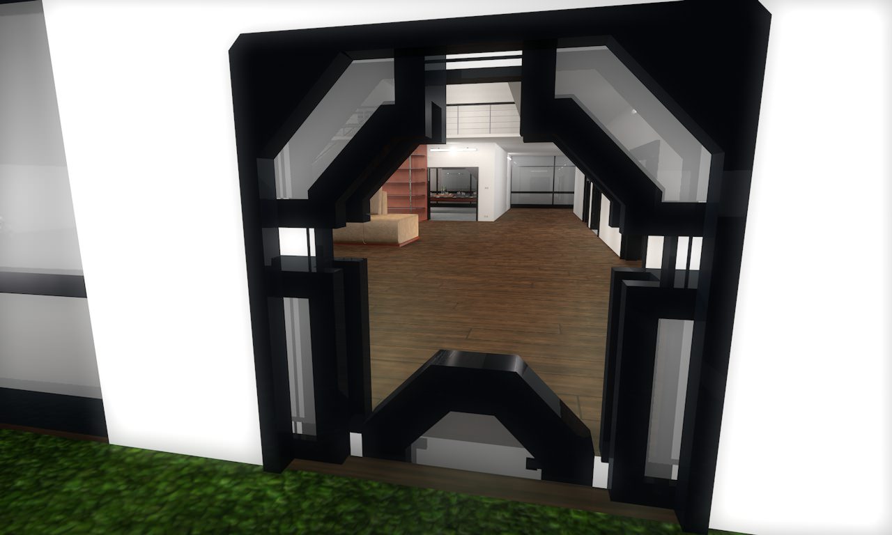 House modern at night 3D model_6