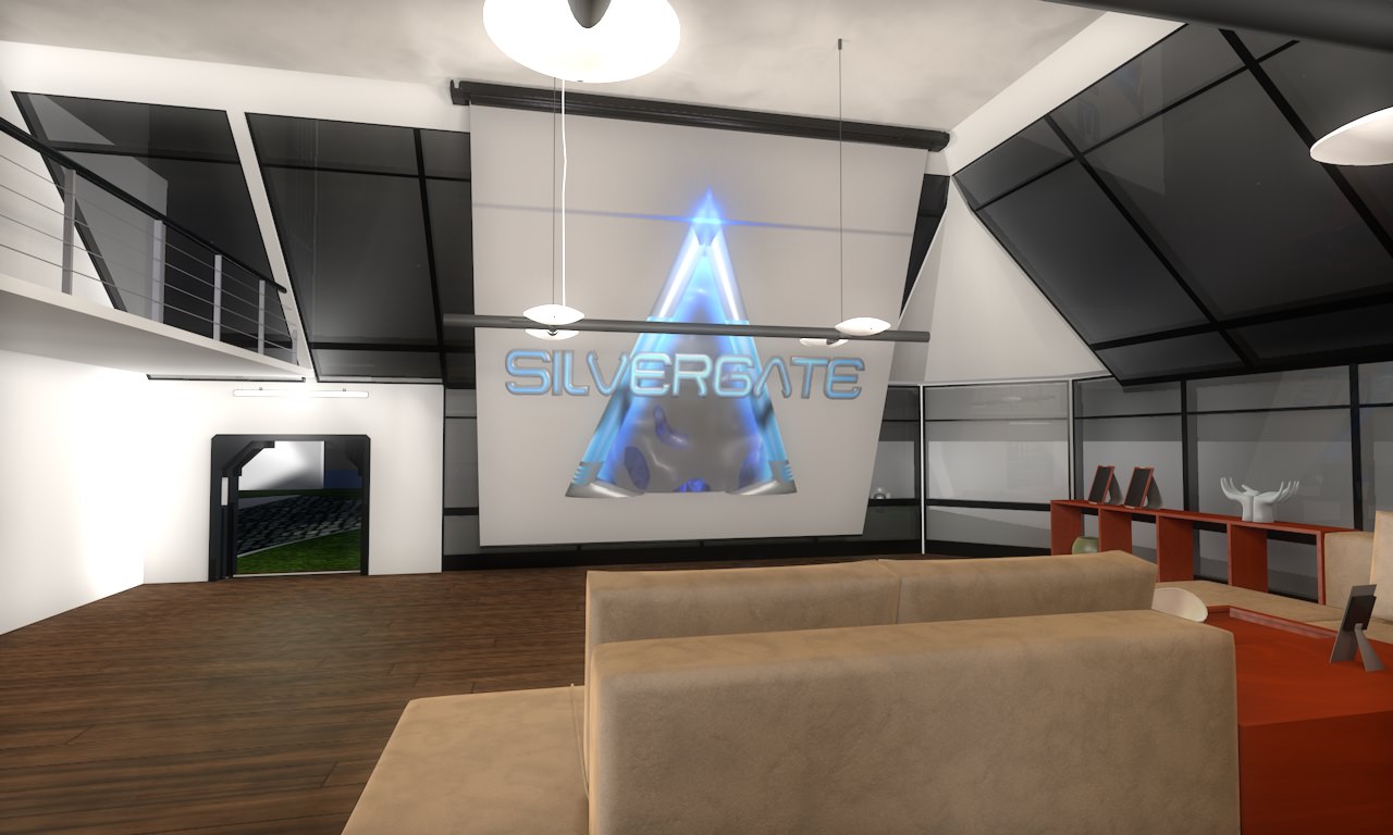 House modern at night 3D model_10