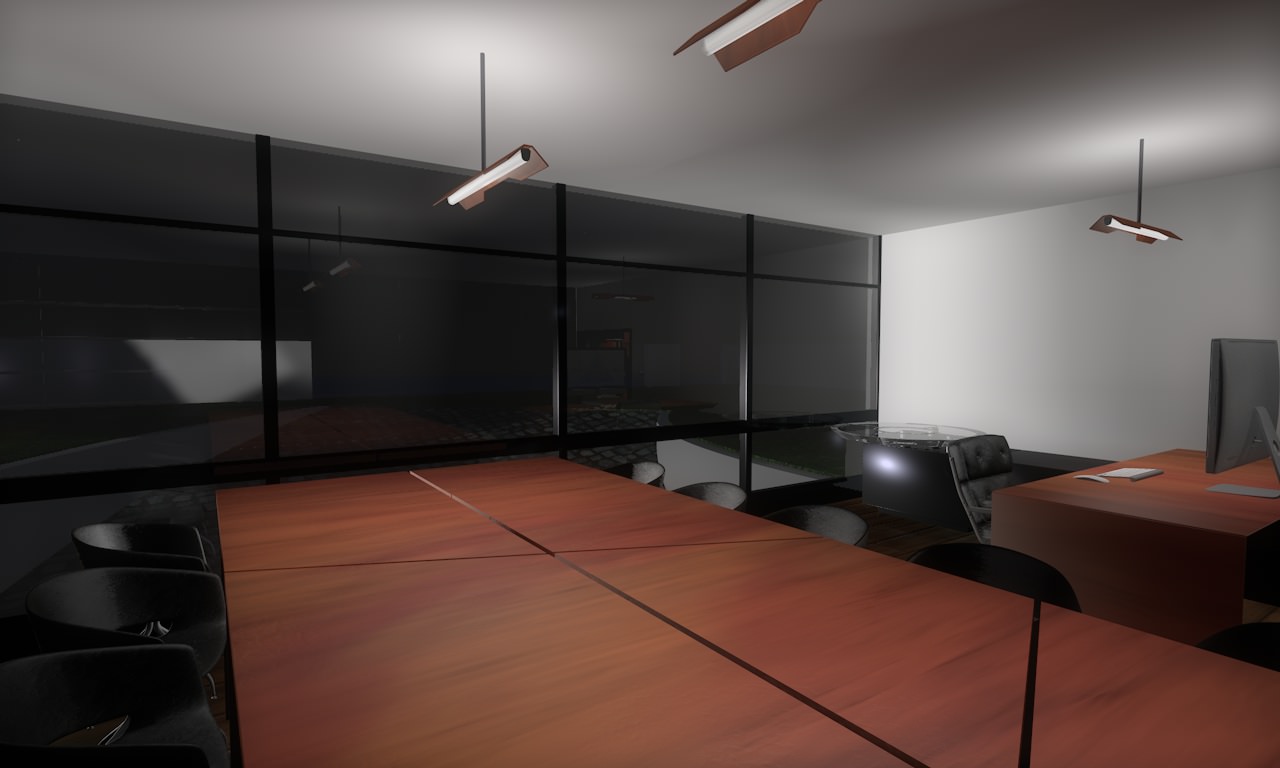 House modern at night 3D model_13