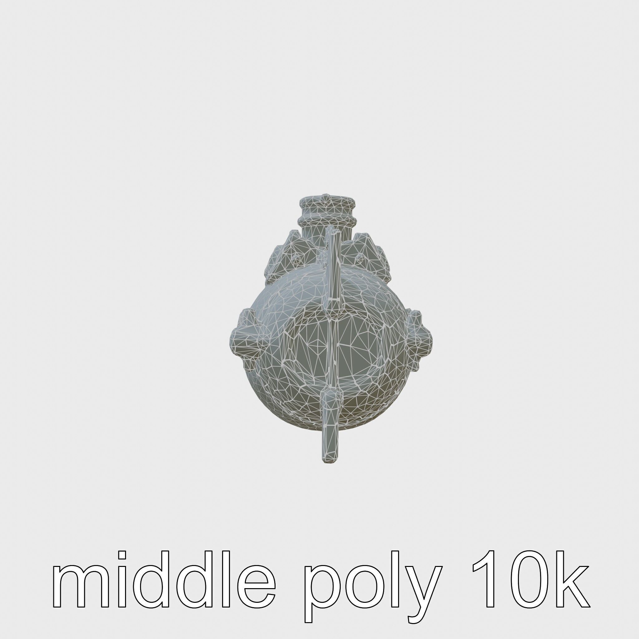 Antique Deep Diver Mechanical Submarine model pack Low-poly 3D model_9