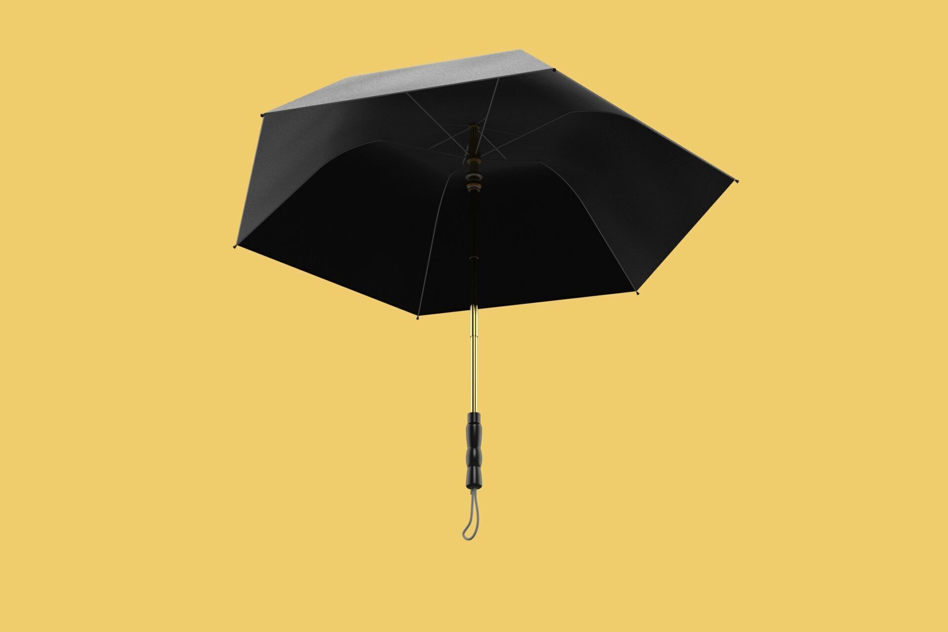 DETACHABLE BRASS KNUCKLES KNUCKLE DUSTER SELF DEFENSE UMBRELLA 3D model_34