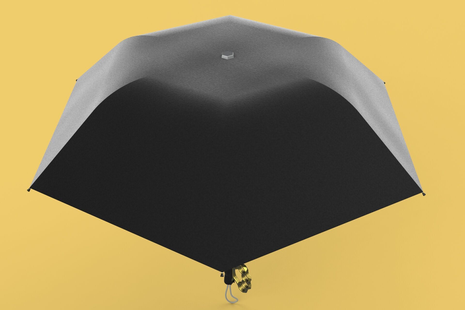 DETACHABLE BRASS KNUCKLES KNUCKLE DUSTER SELF DEFENSE UMBRELLA 3D model_15