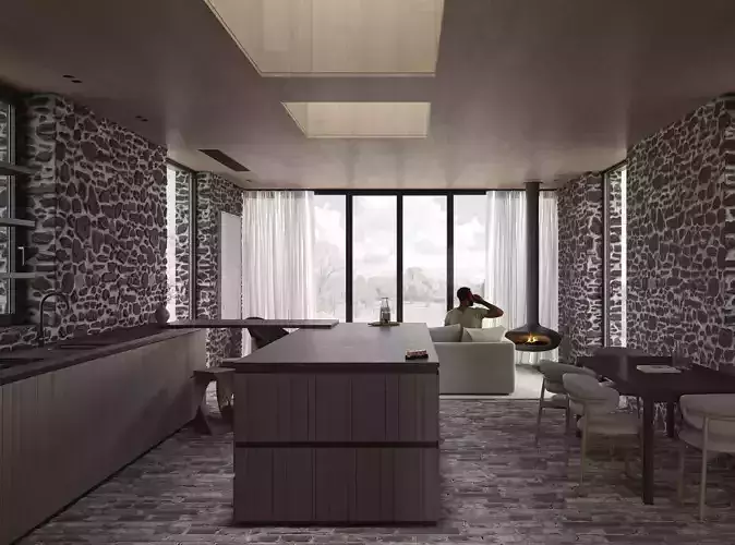 Apartment interior scenes    