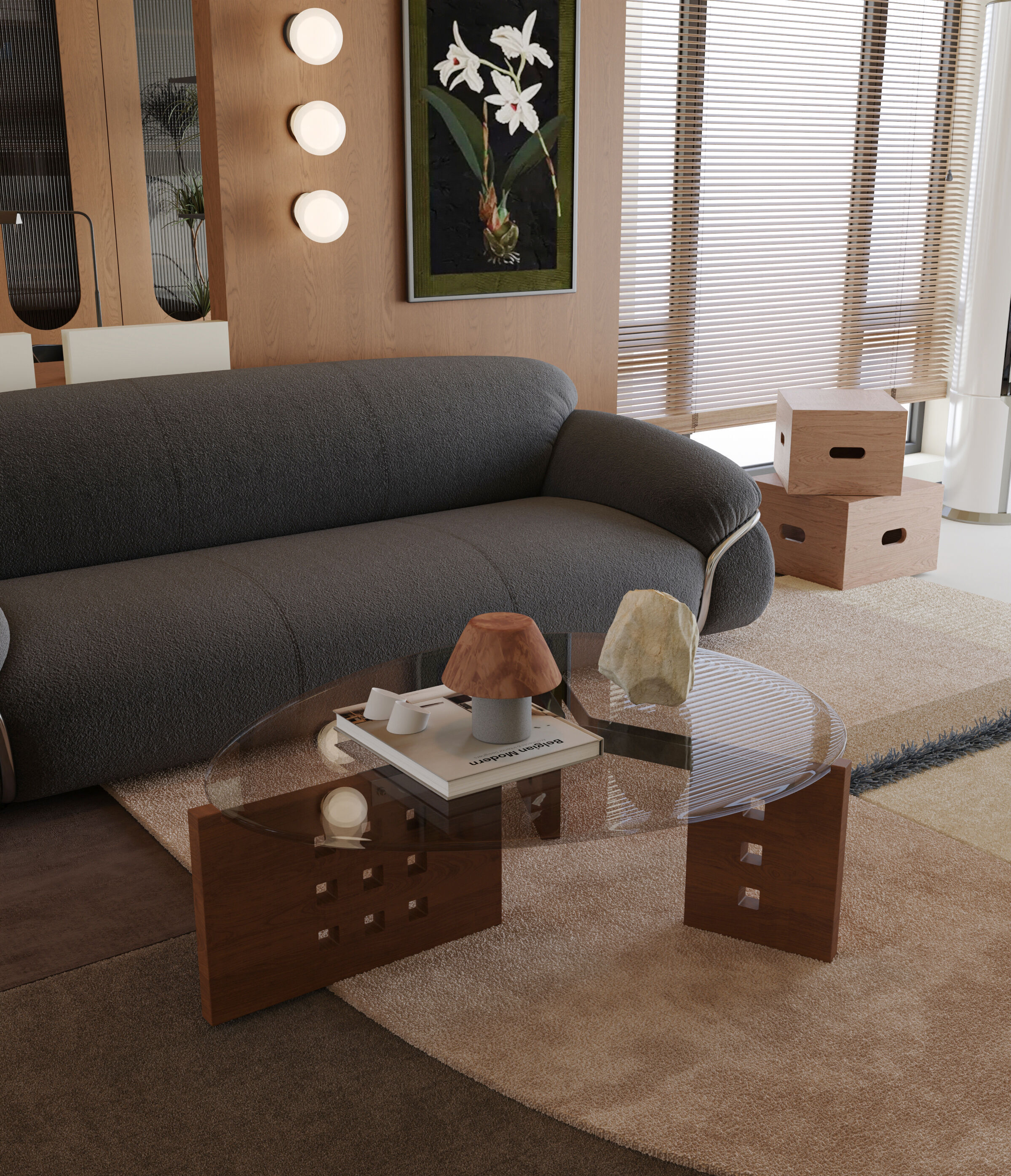 Apartment interior scenes  3D model_2