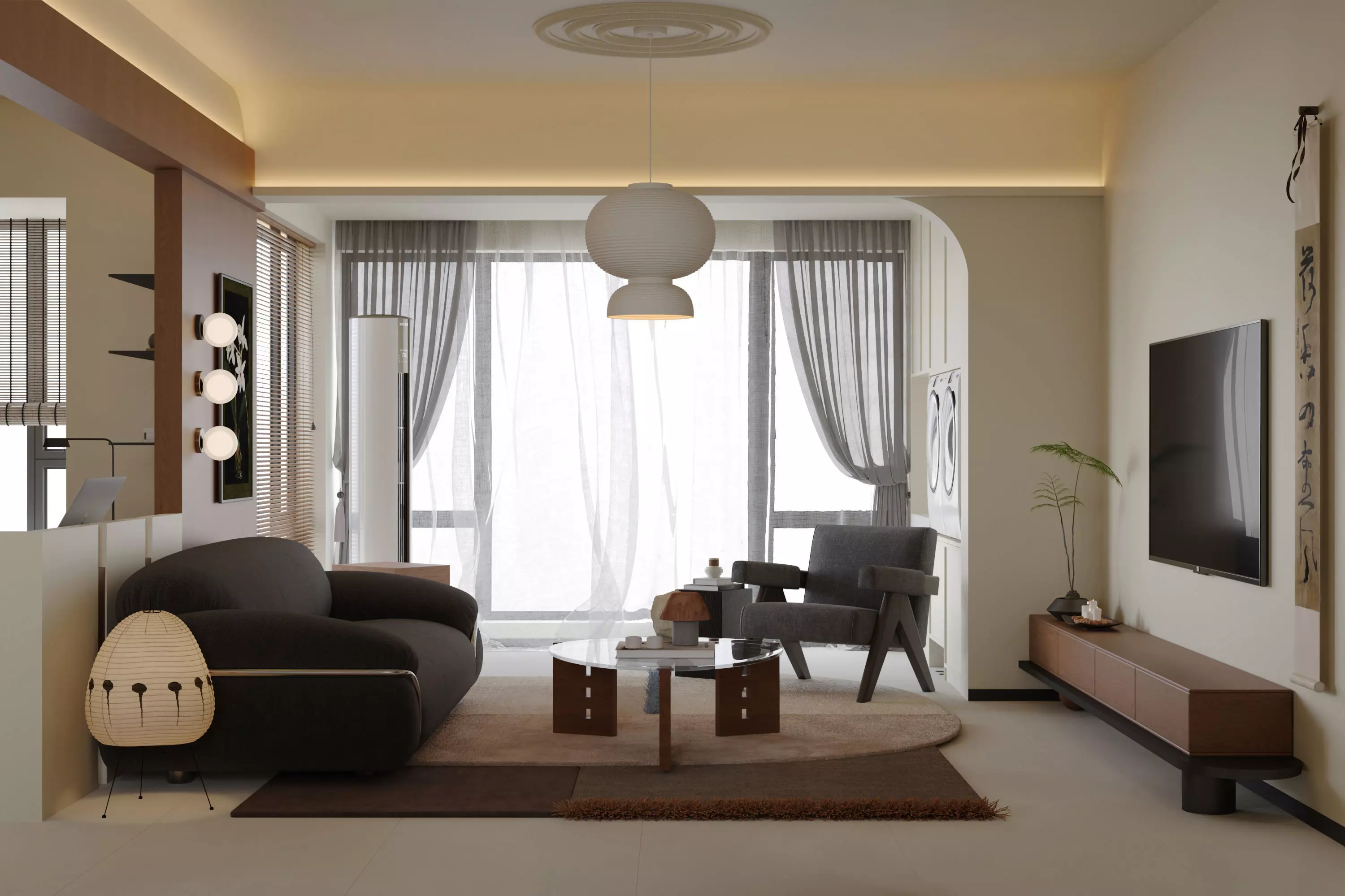 Apartment interior scenes  3D model_0