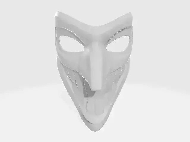 White Joker-Inspired Mask