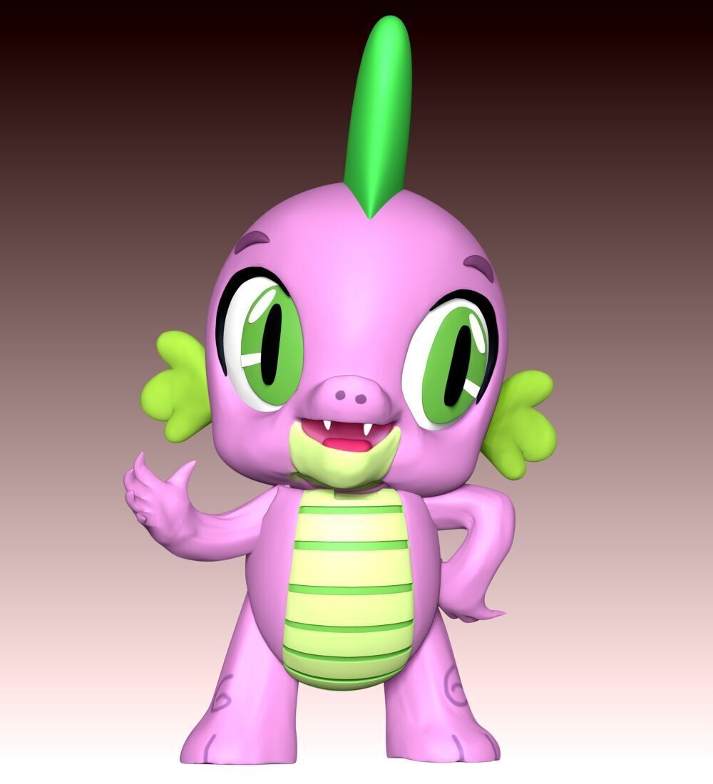 Spike - My Little Pony 3D print model_8