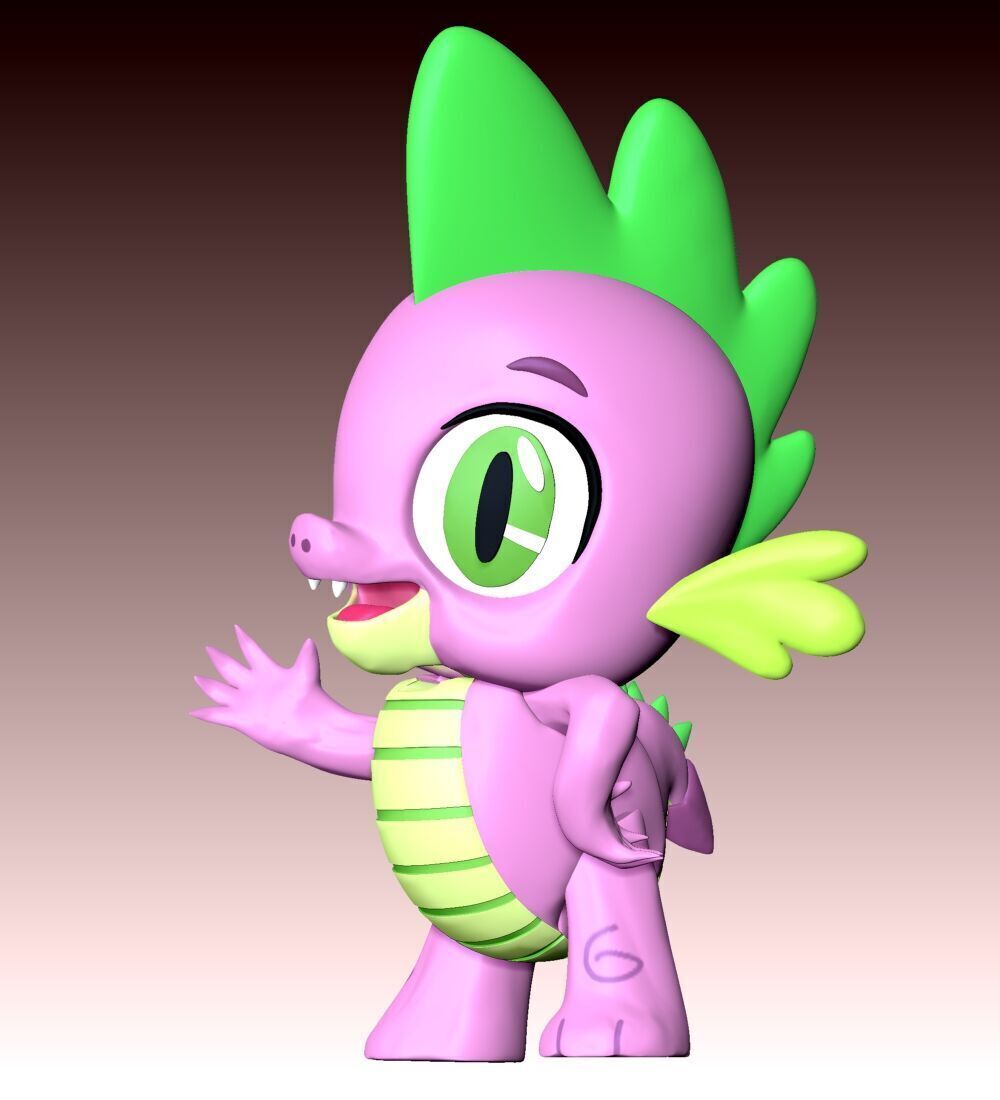 Spike - My Little Pony 3D print model_5
