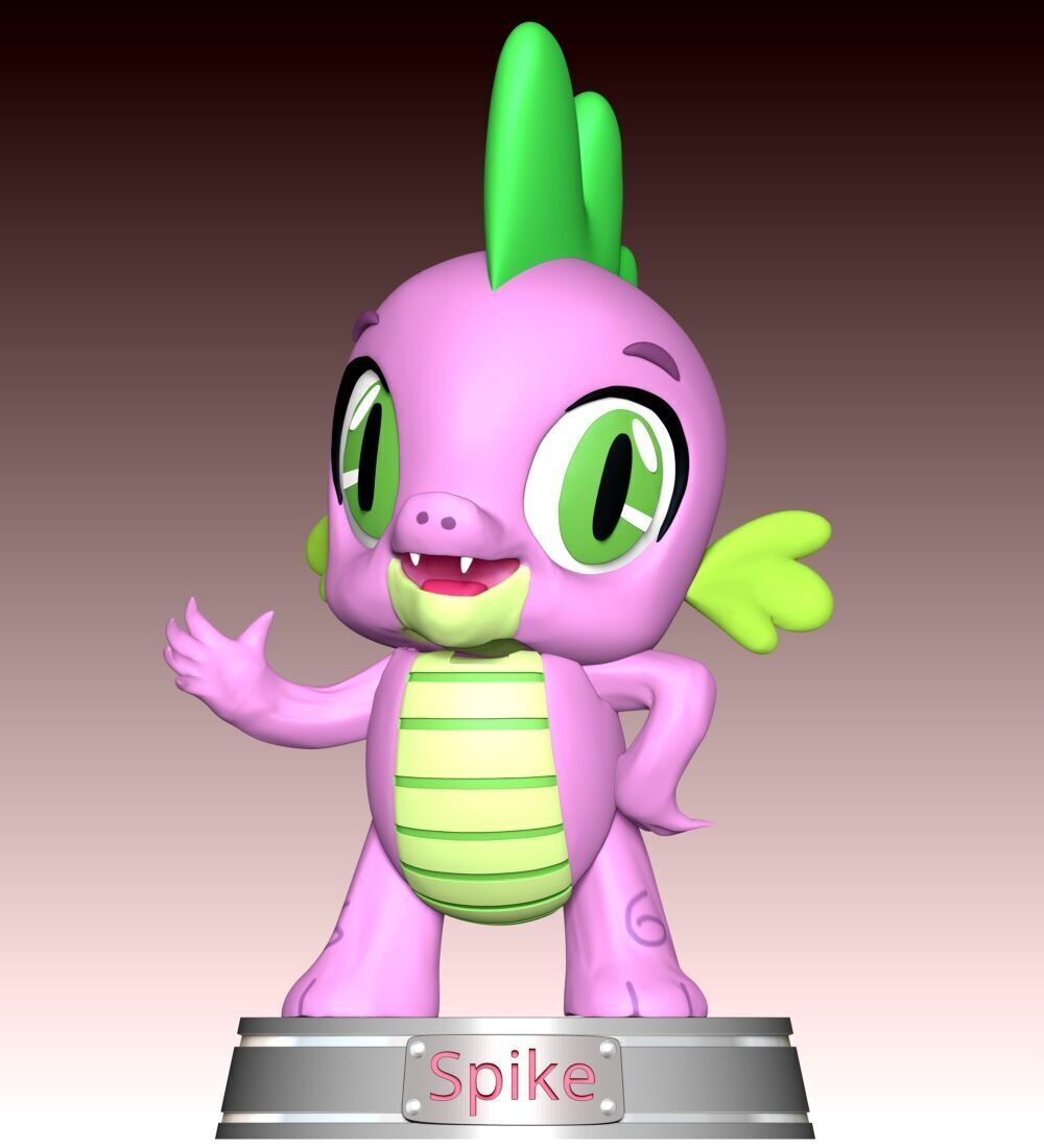 Spike - My Little Pony 3D print model_1