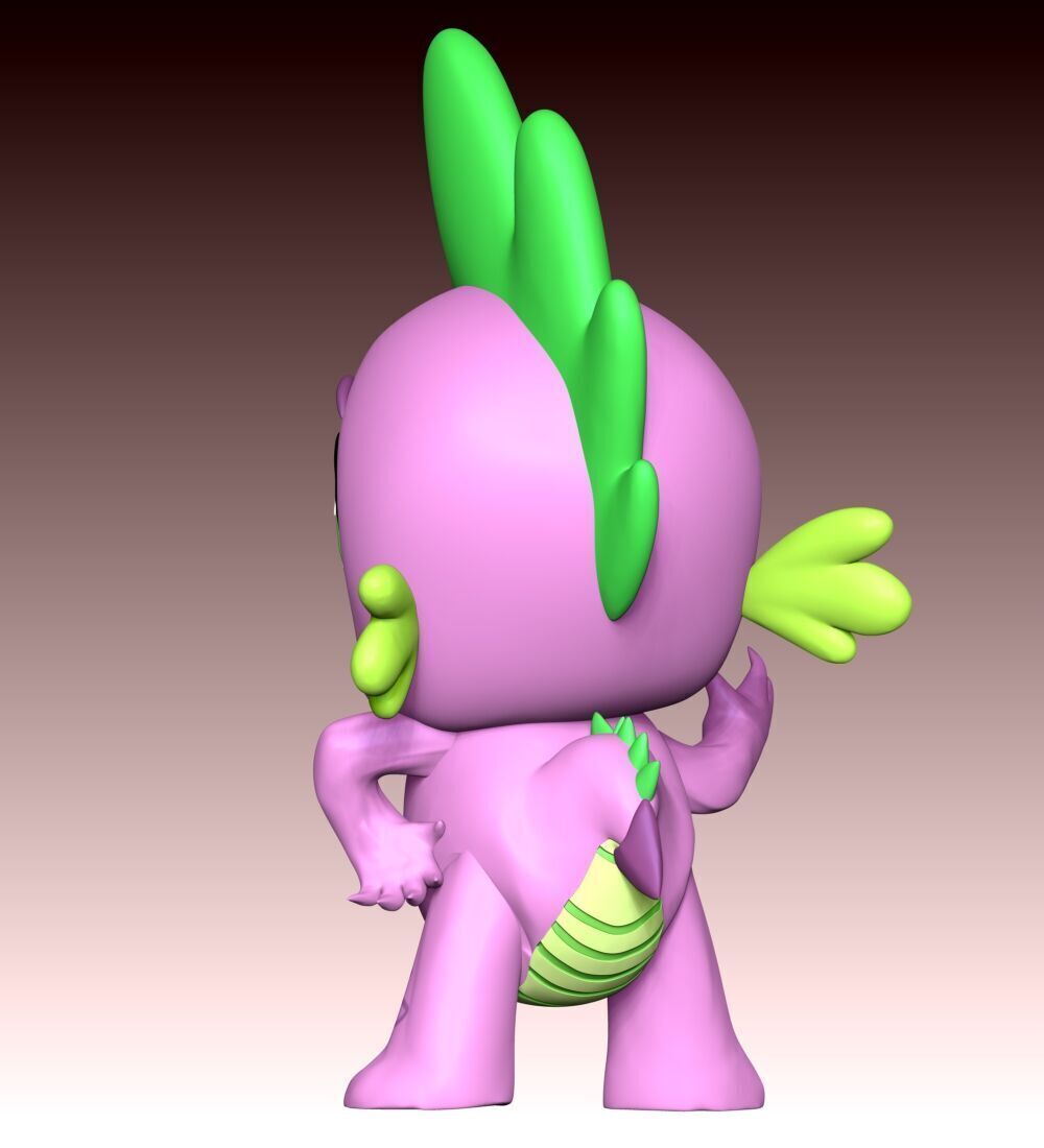 Spike - My Little Pony 3D print model_9
