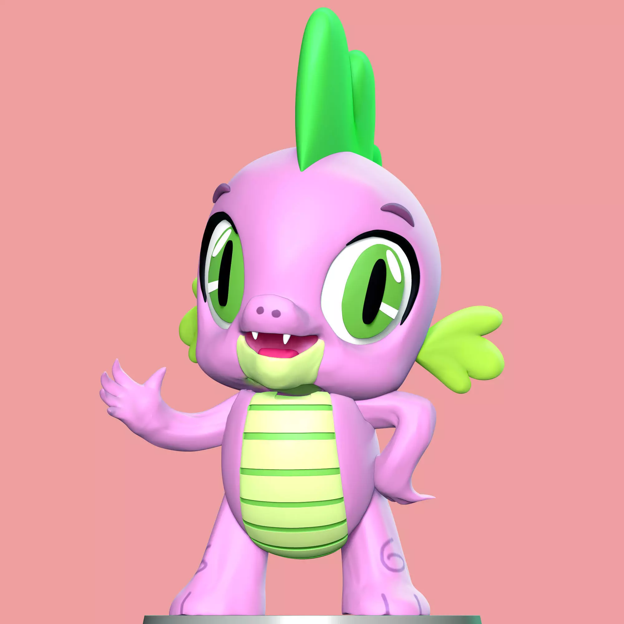Spike - My Little Pony 3D print model_0