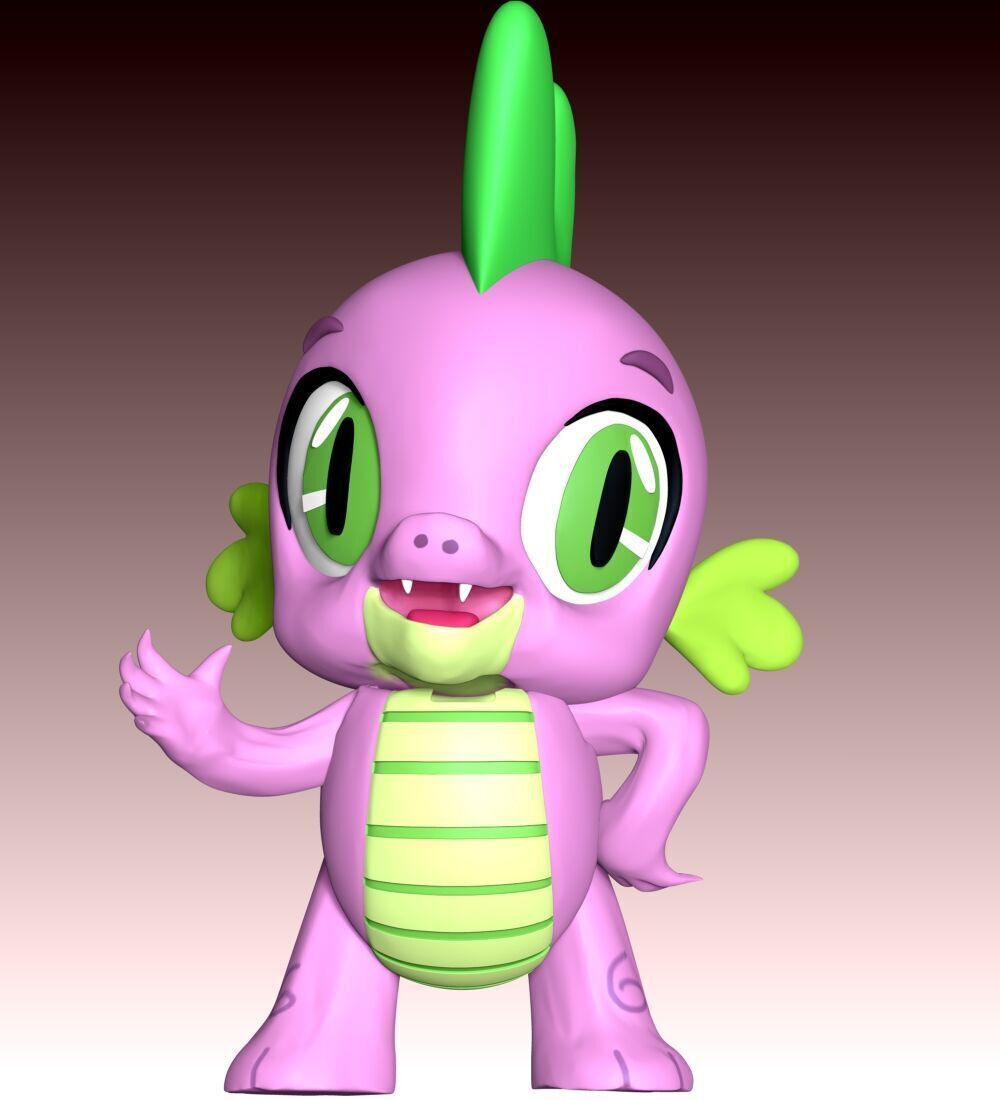 Spike - My Little Pony 3D print model_2