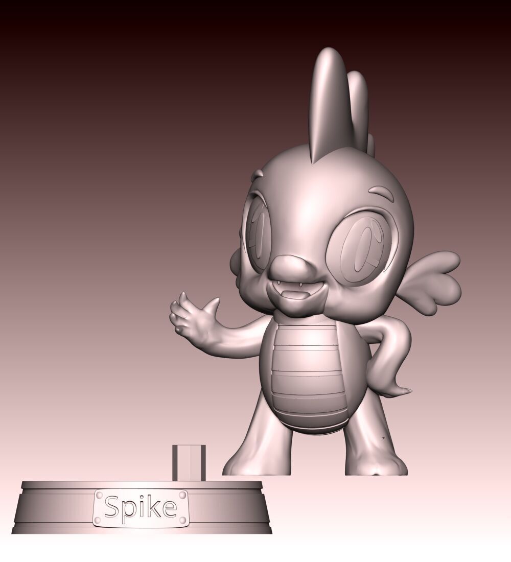 Spike - My Little Pony 3D print model_3