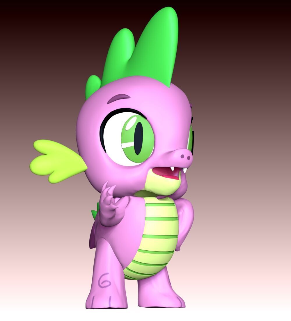 Spike - My Little Pony 3D print model_4