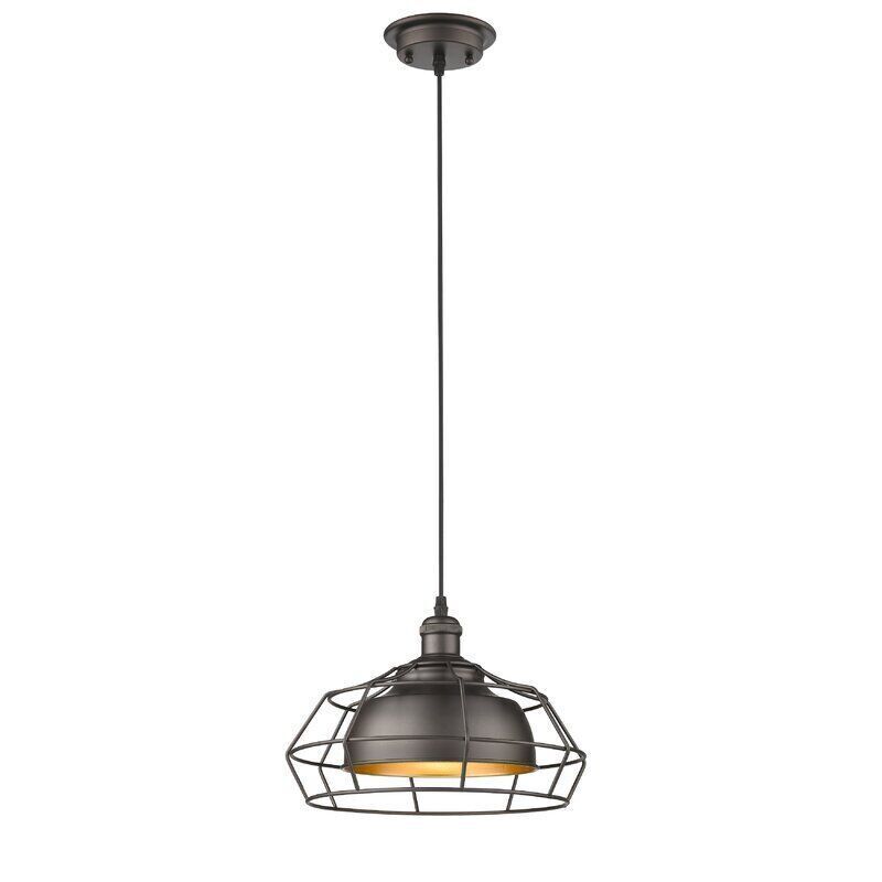 Holbeach Light Single Pendant 3D model_2