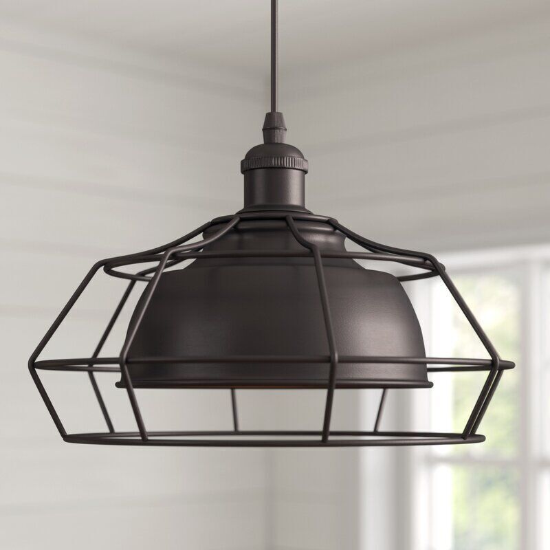 Holbeach Light Single Pendant 3D model_4