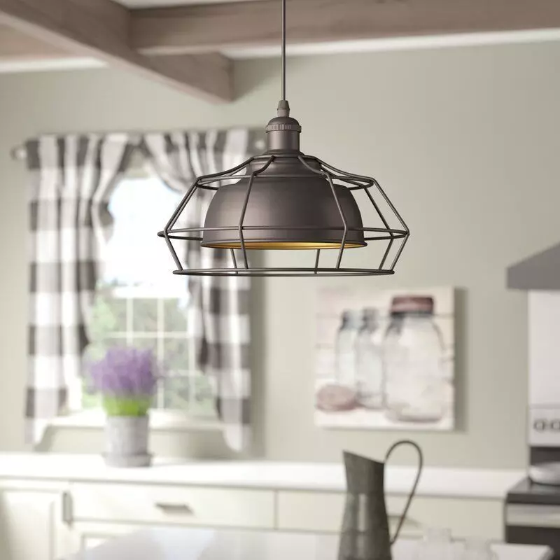 Holbeach Light Single Pendant 3D model_0