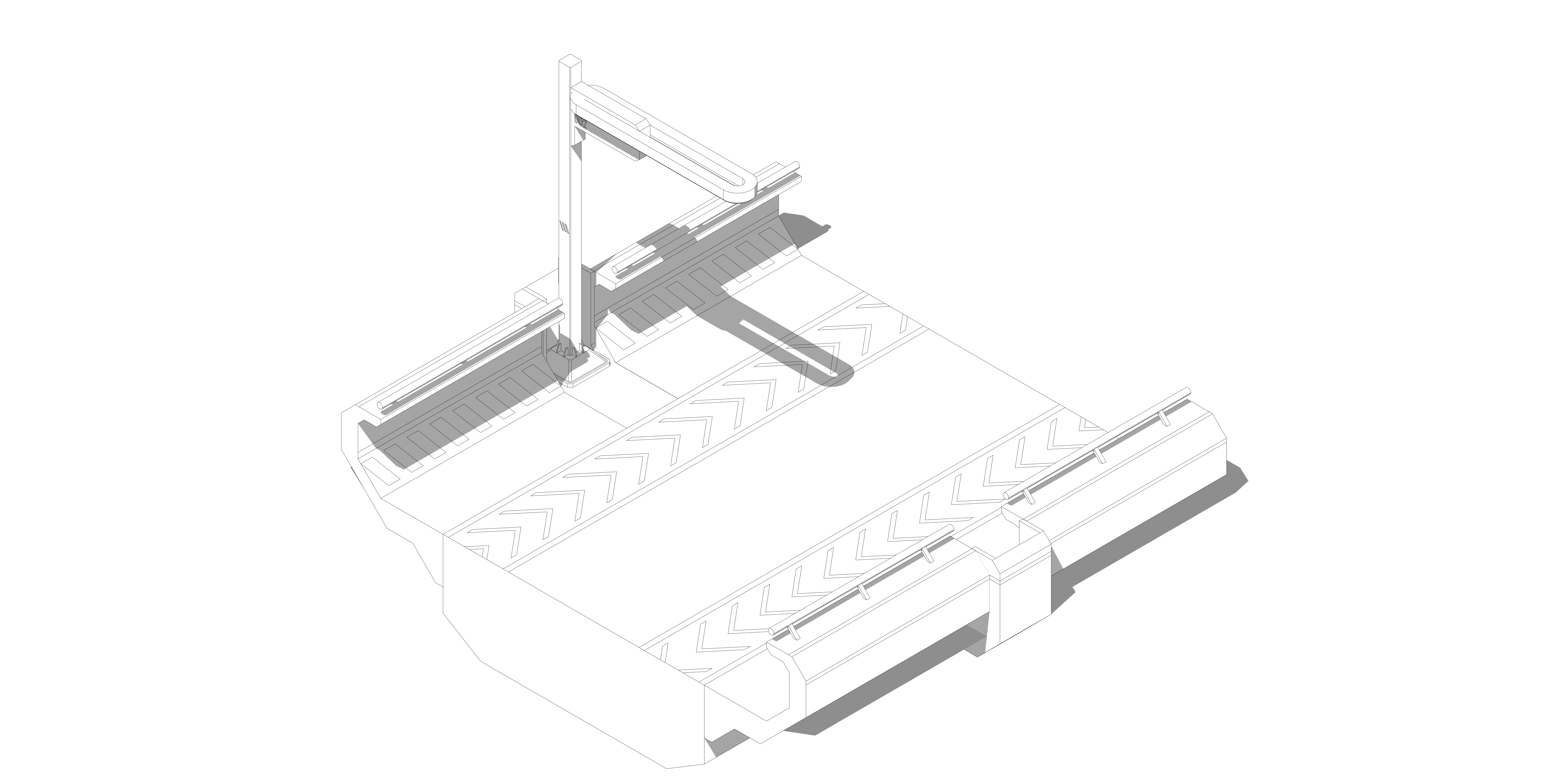 Sci-fi Modular Uncovered Elevated Walkway 3D model_18