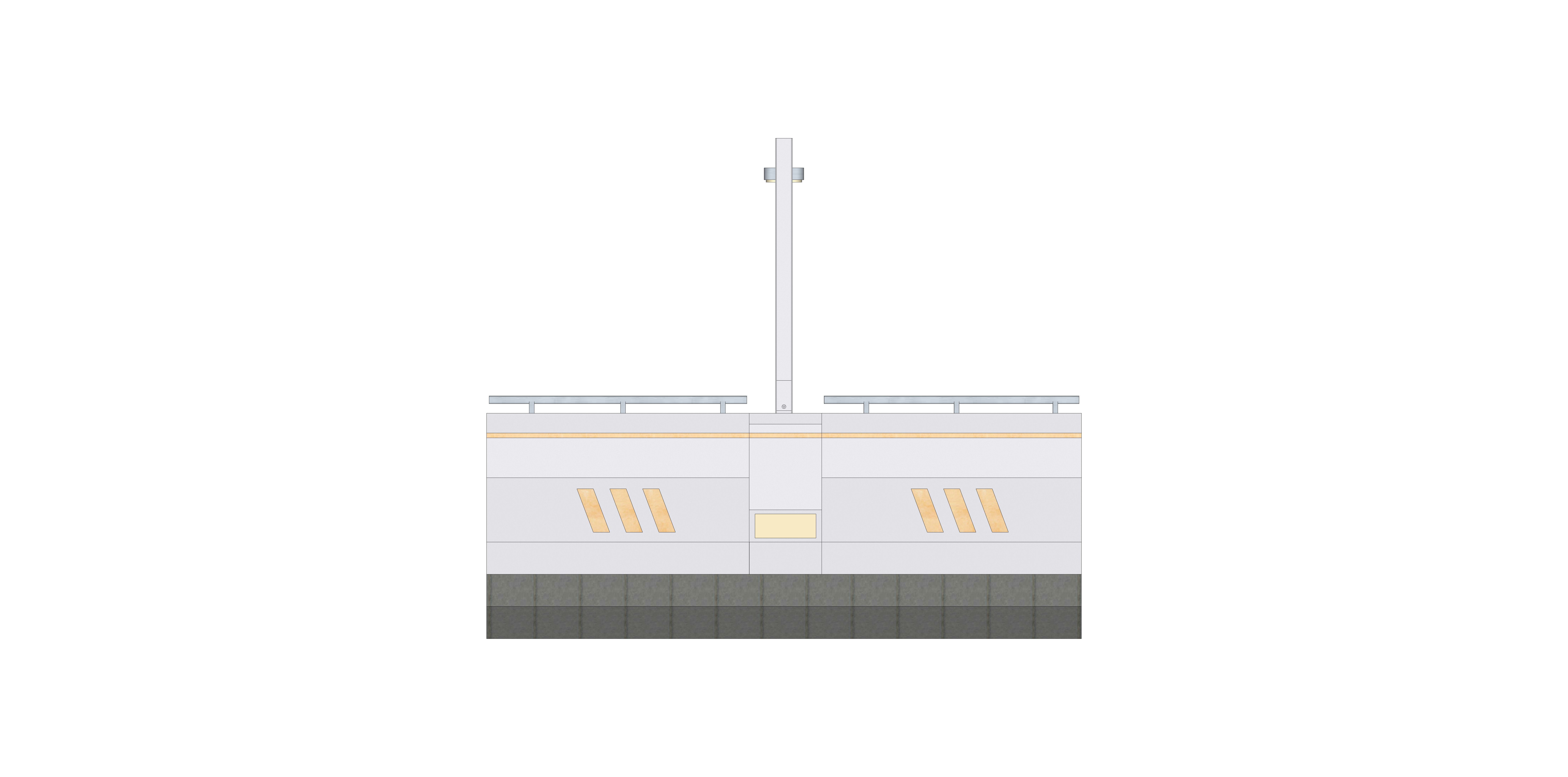 Sci-fi Modular Uncovered Elevated Walkway 3D model_16