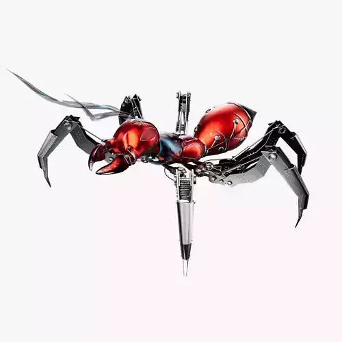 Robotic Character Ant Bot with RIG