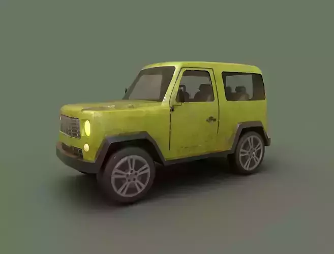 Game Ready Car  Low-poly 3D model