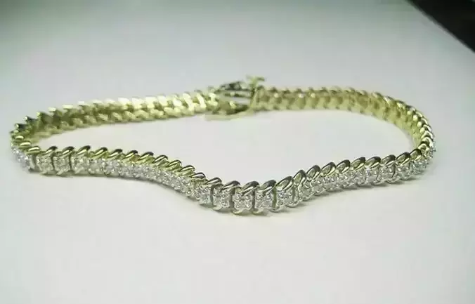 Tennis bracelet with diamonds 463