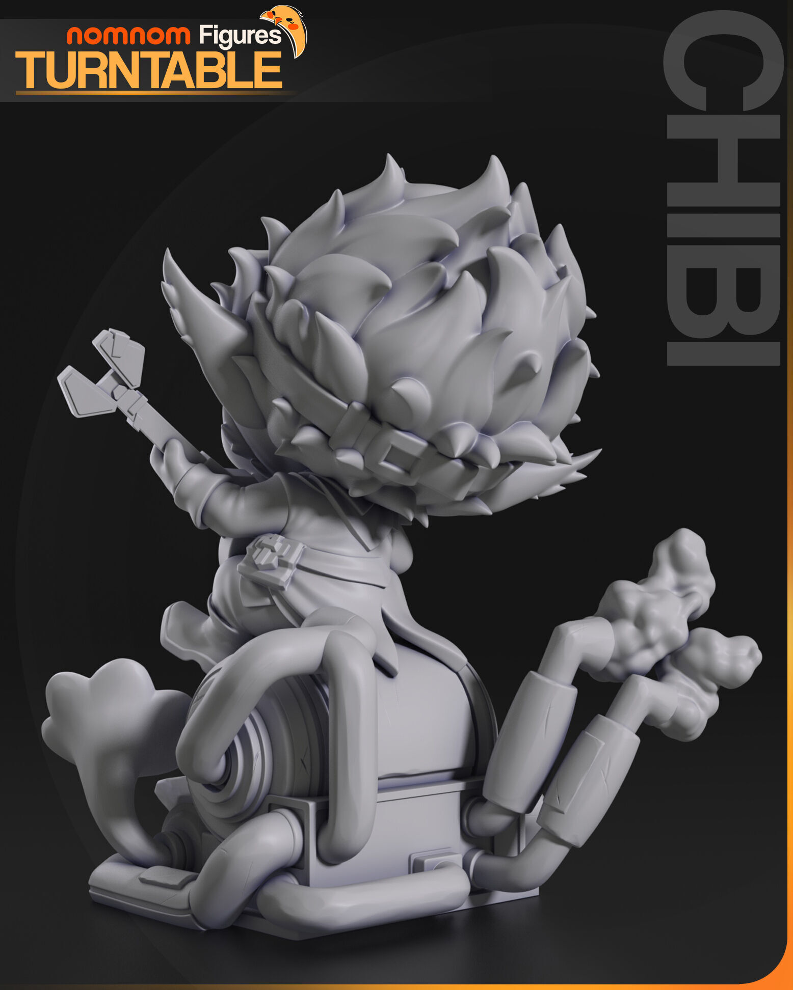 Chibi Heimerdinger - Arcane 3D print model_9
