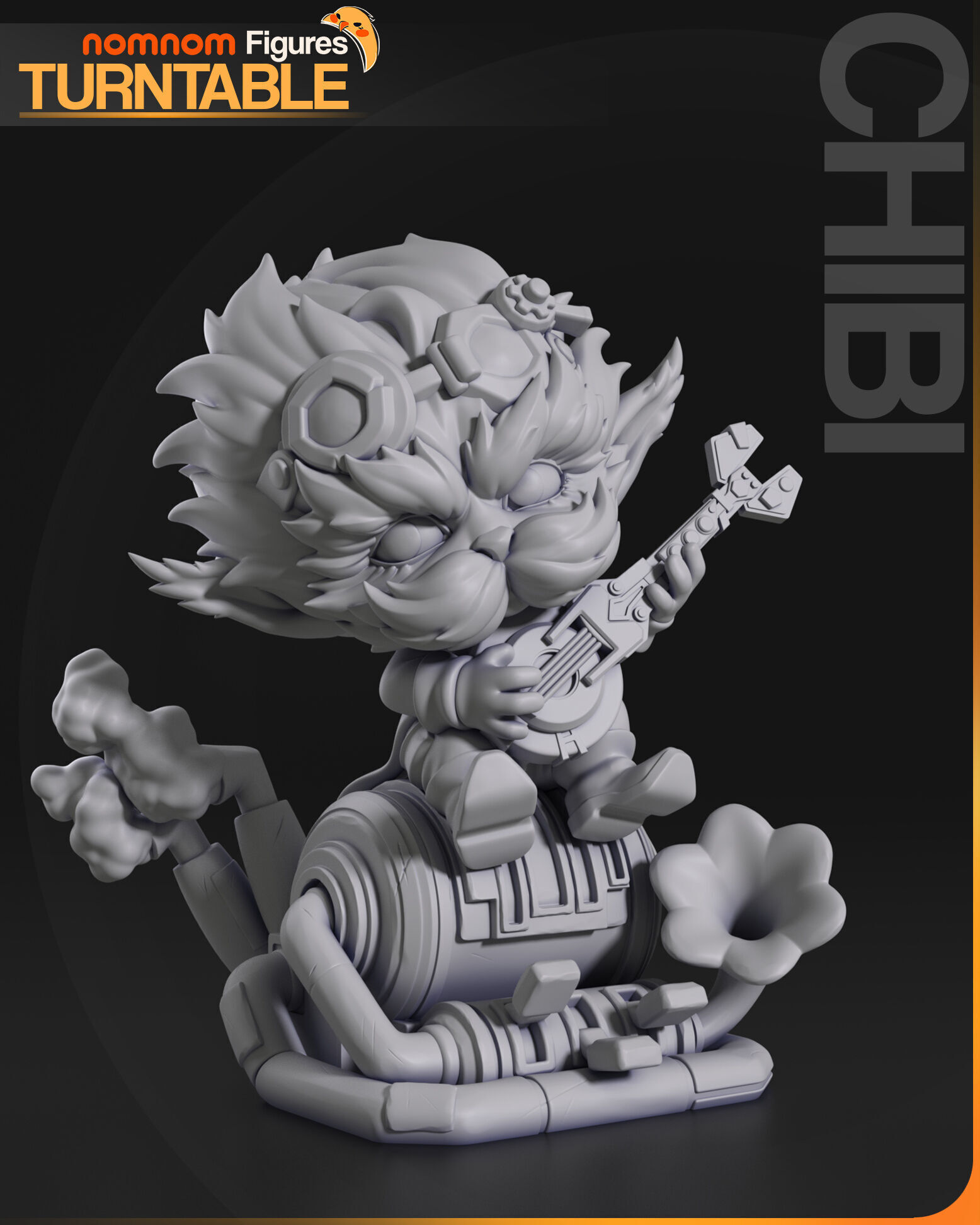 Chibi Heimerdinger - Arcane 3D print model_6
