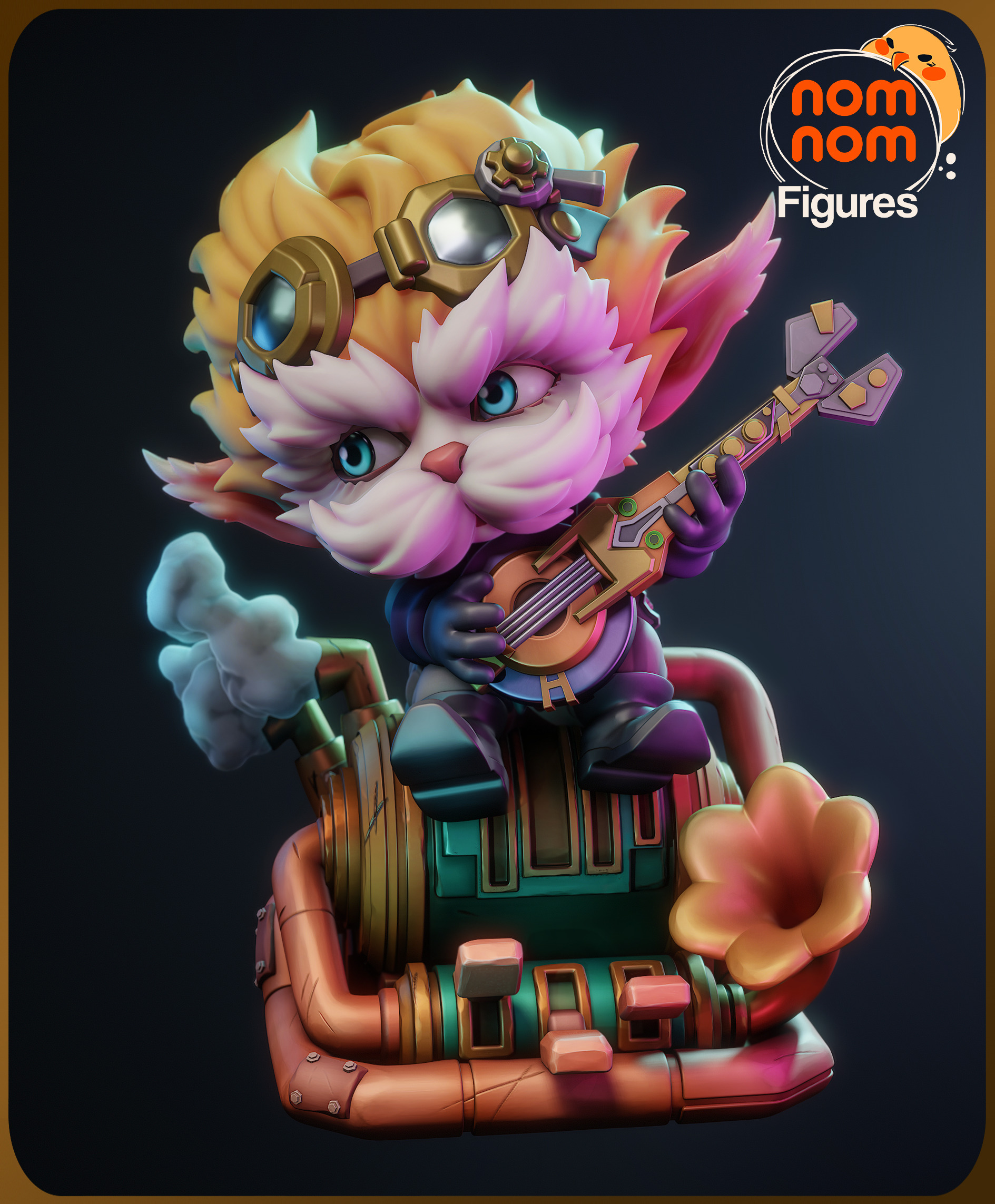 Chibi Heimerdinger - Arcane 3D print model_1