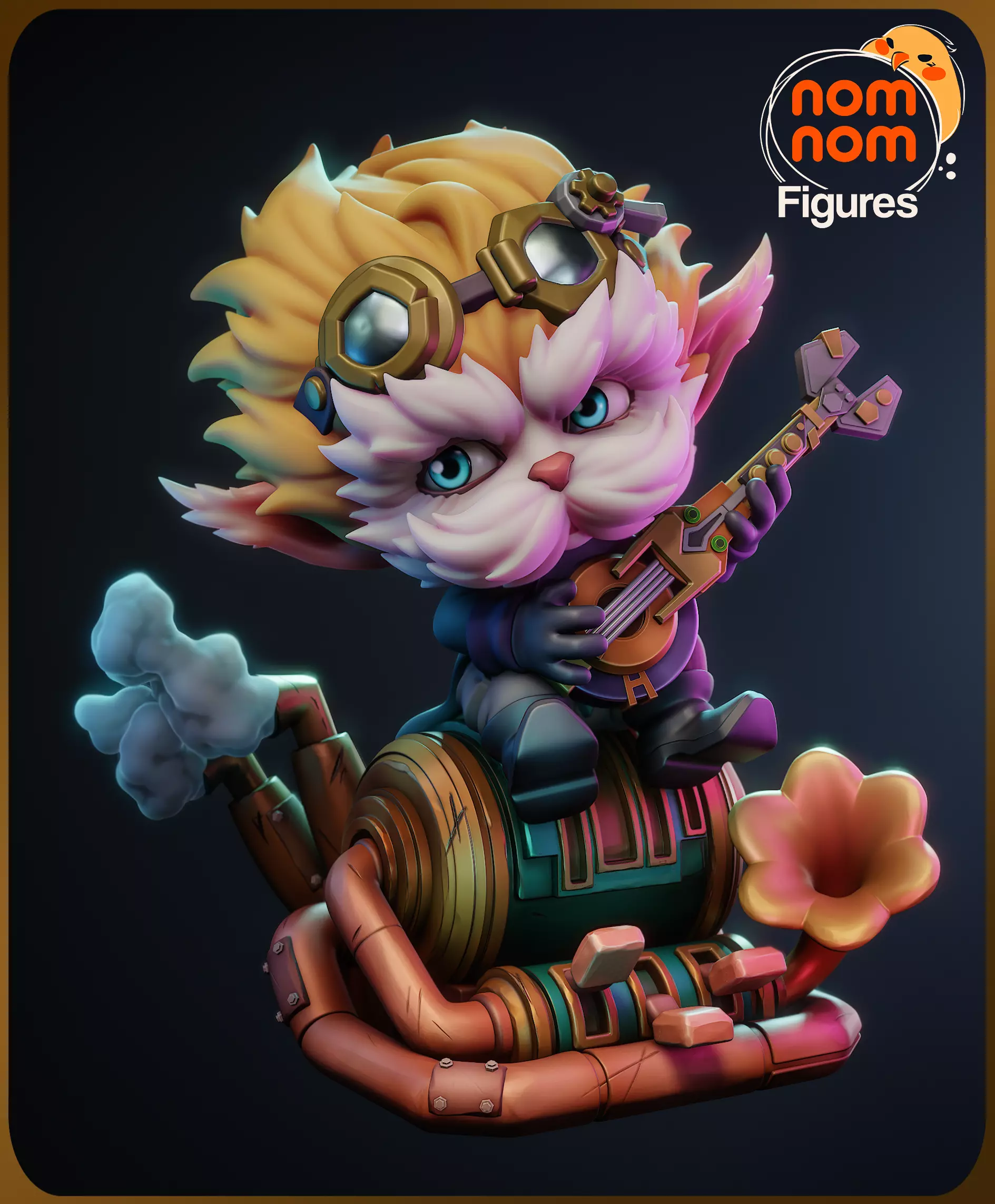 Chibi Heimerdinger - Arcane 3D print model_0