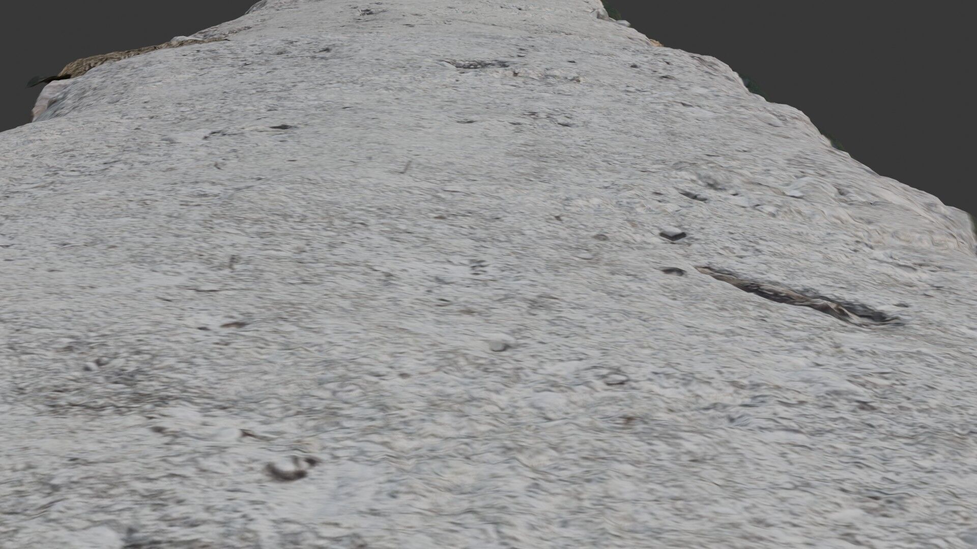 Dirt Tire Tracks  3D Scanned Low-Poly Model Low-poly 3D model_3