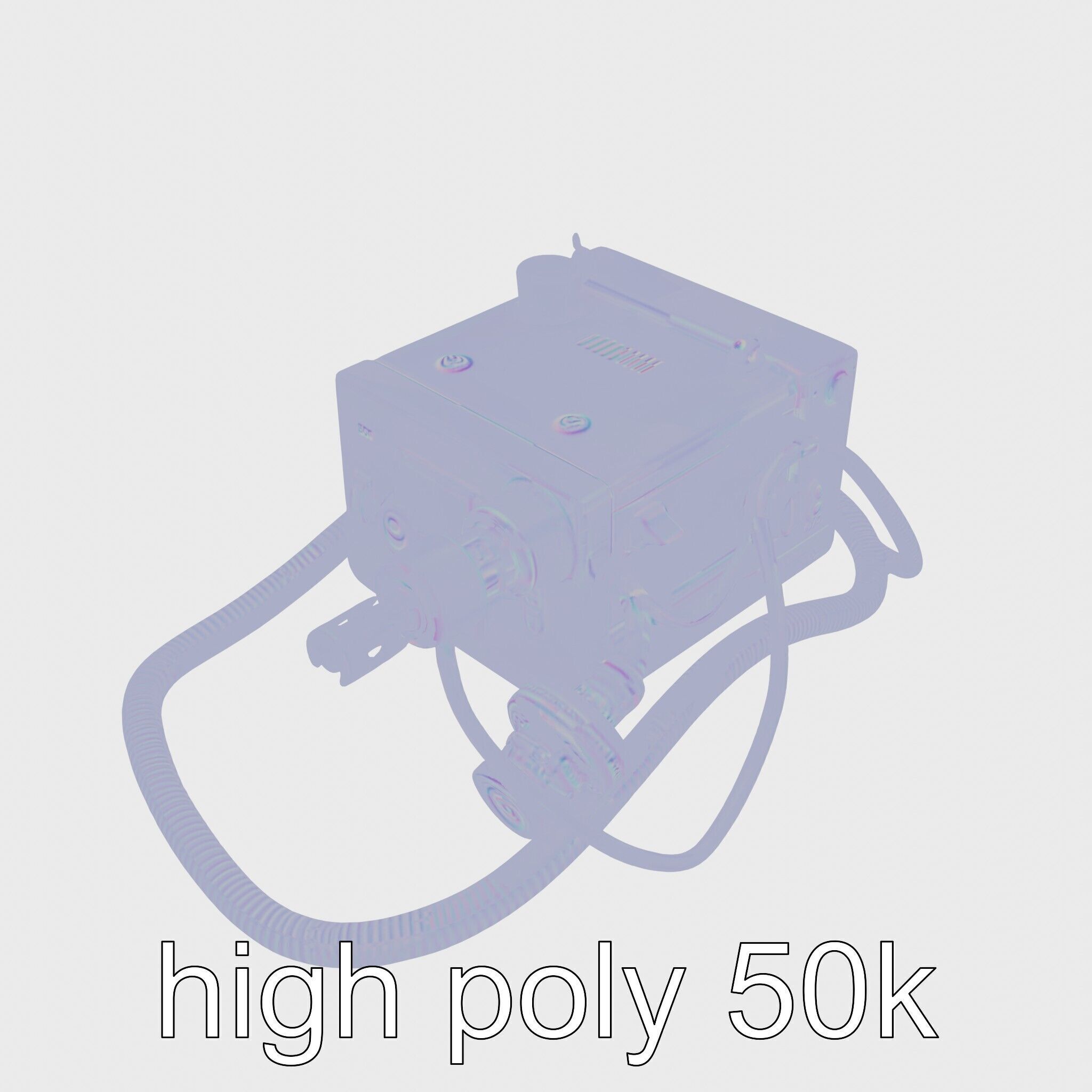 Breathing Circuits Medical Equipment model pack Low-poly 3D model_15