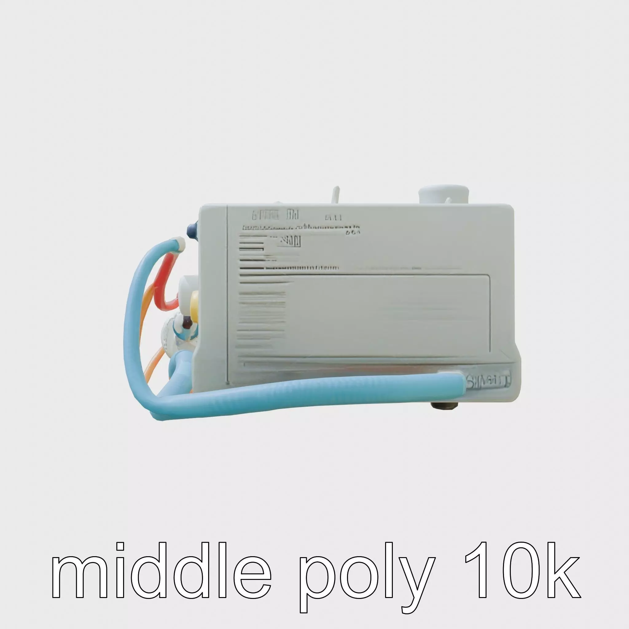 Breathing Circuits Medical Equipment model pack Low-poly 3D model_0