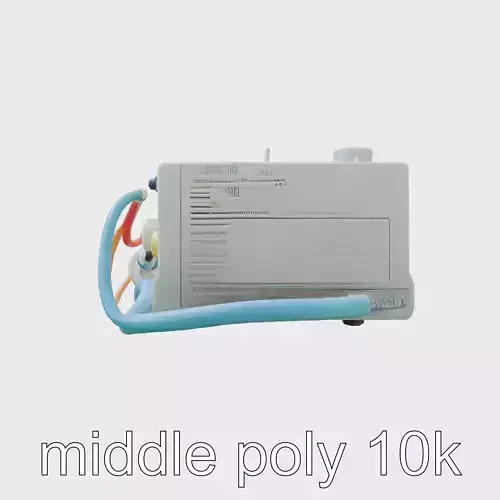 Breathing Circuits Medical Equipment model pack Low-poly 3D model