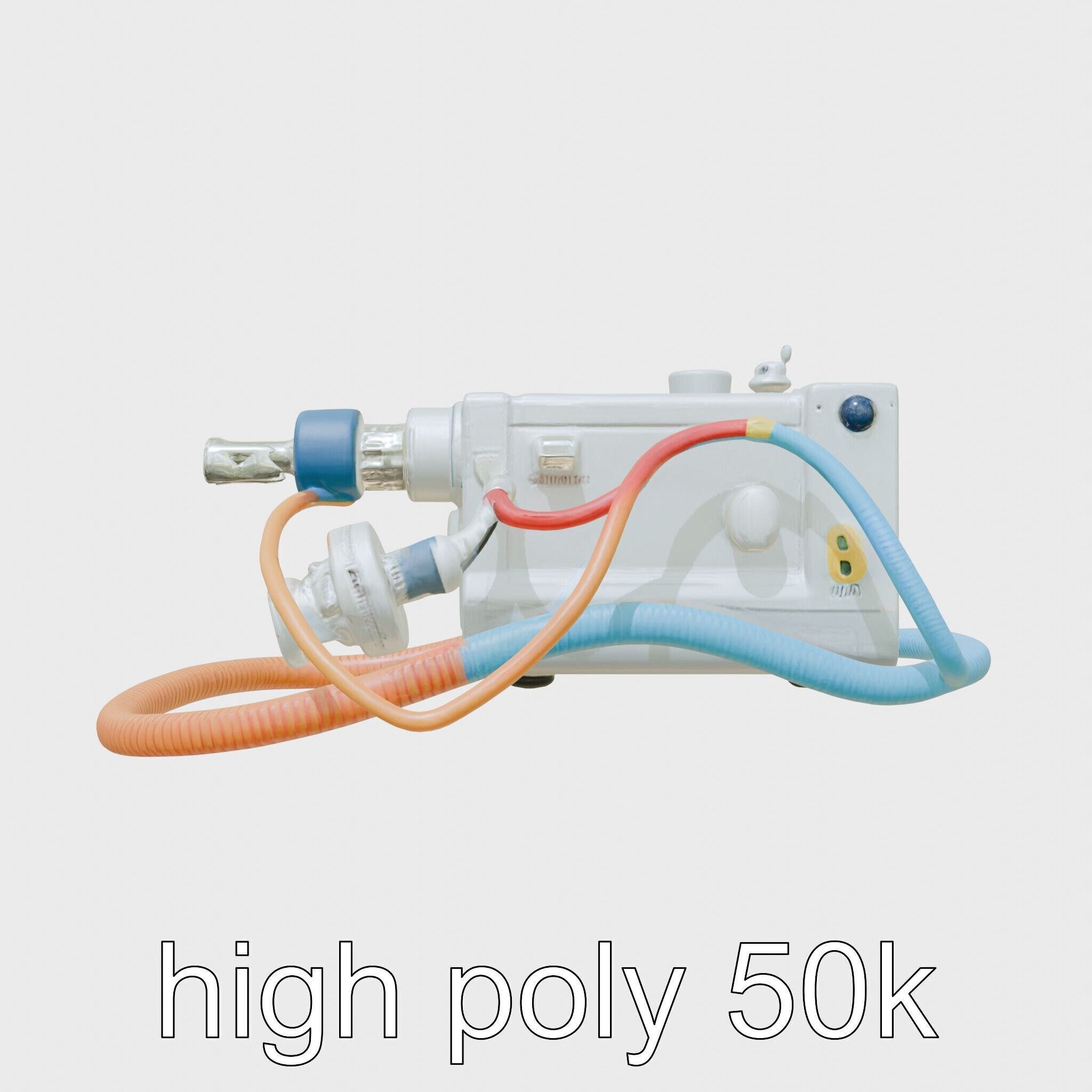 Breathing Circuits Medical Equipment model pack Low-poly 3D model_20