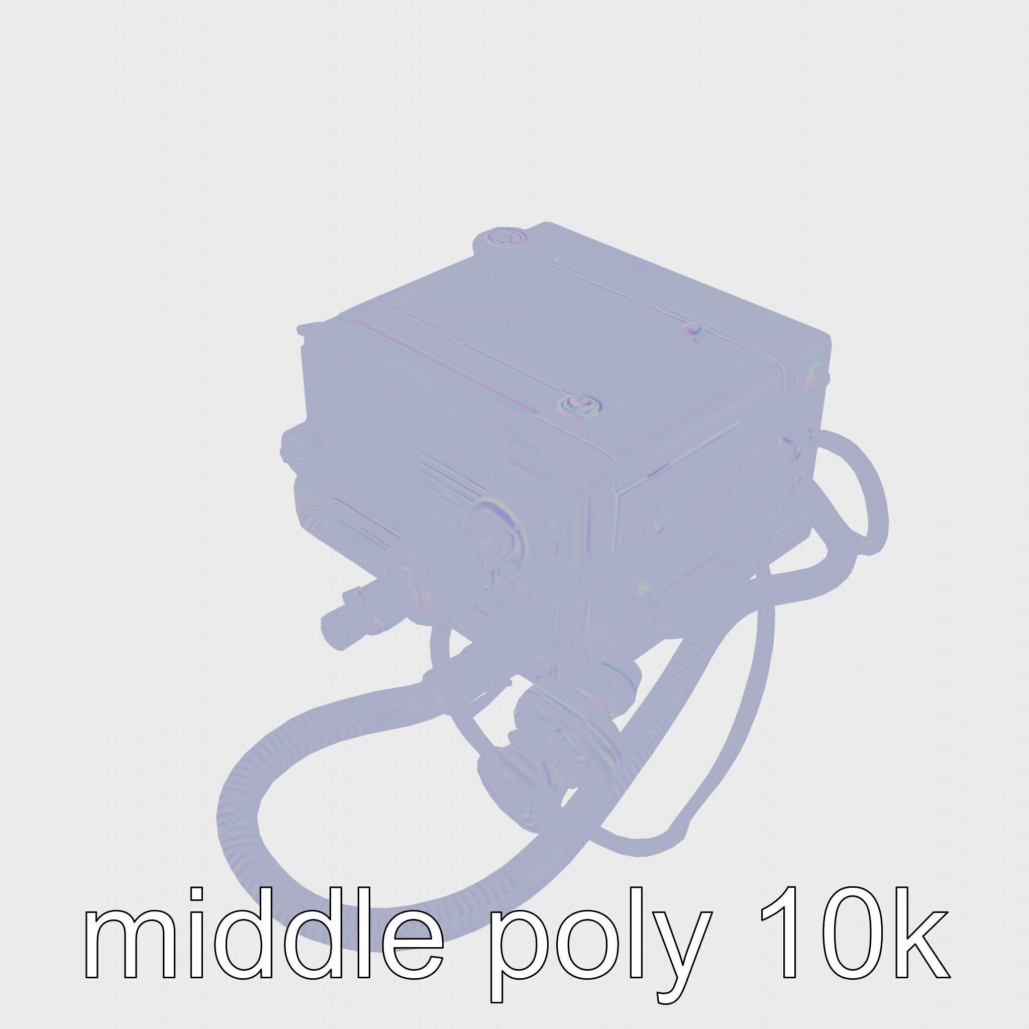 Breathing Circuits Medical Equipment model pack Low-poly 3D model_14