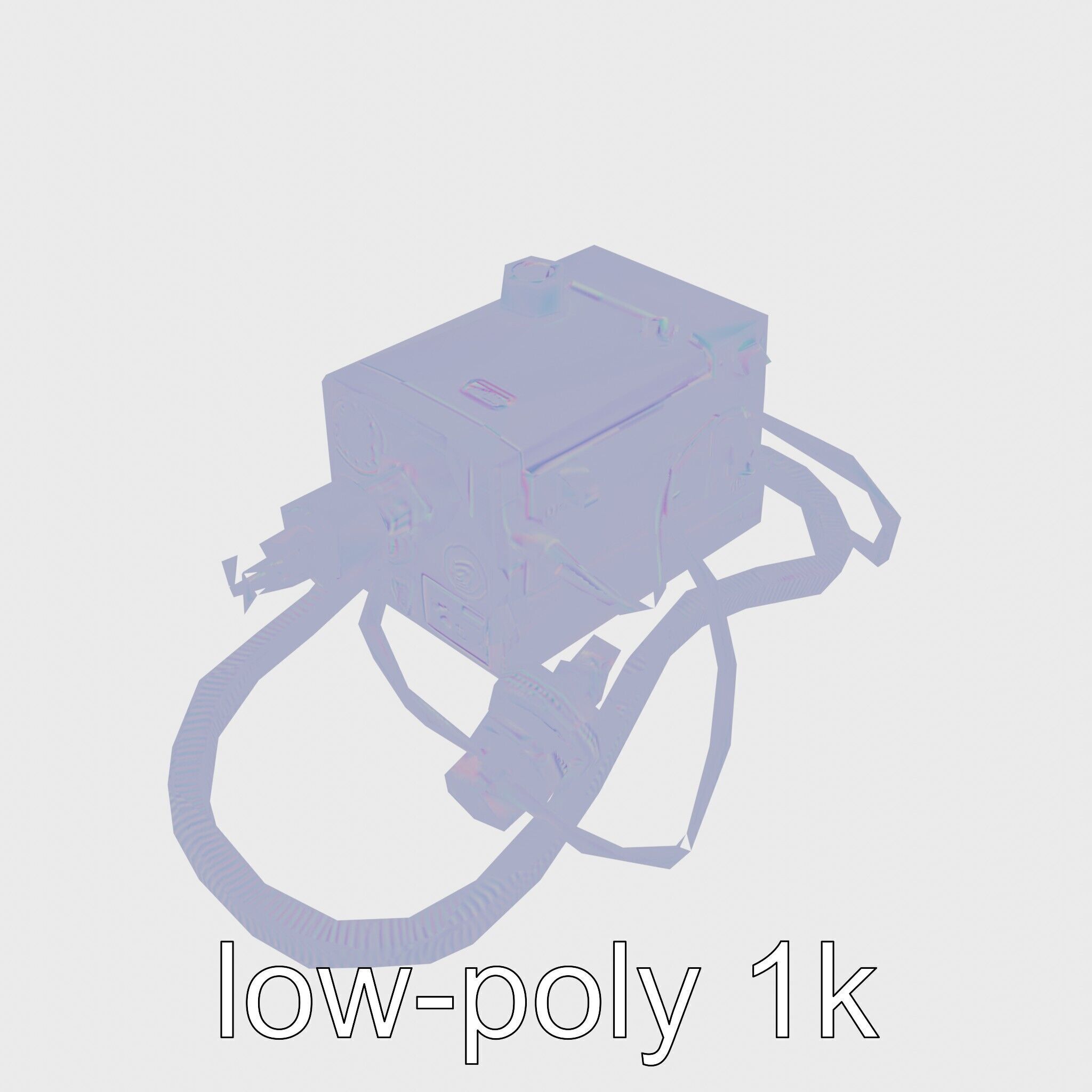 Breathing Circuits Medical Equipment model pack Low-poly 3D model_33