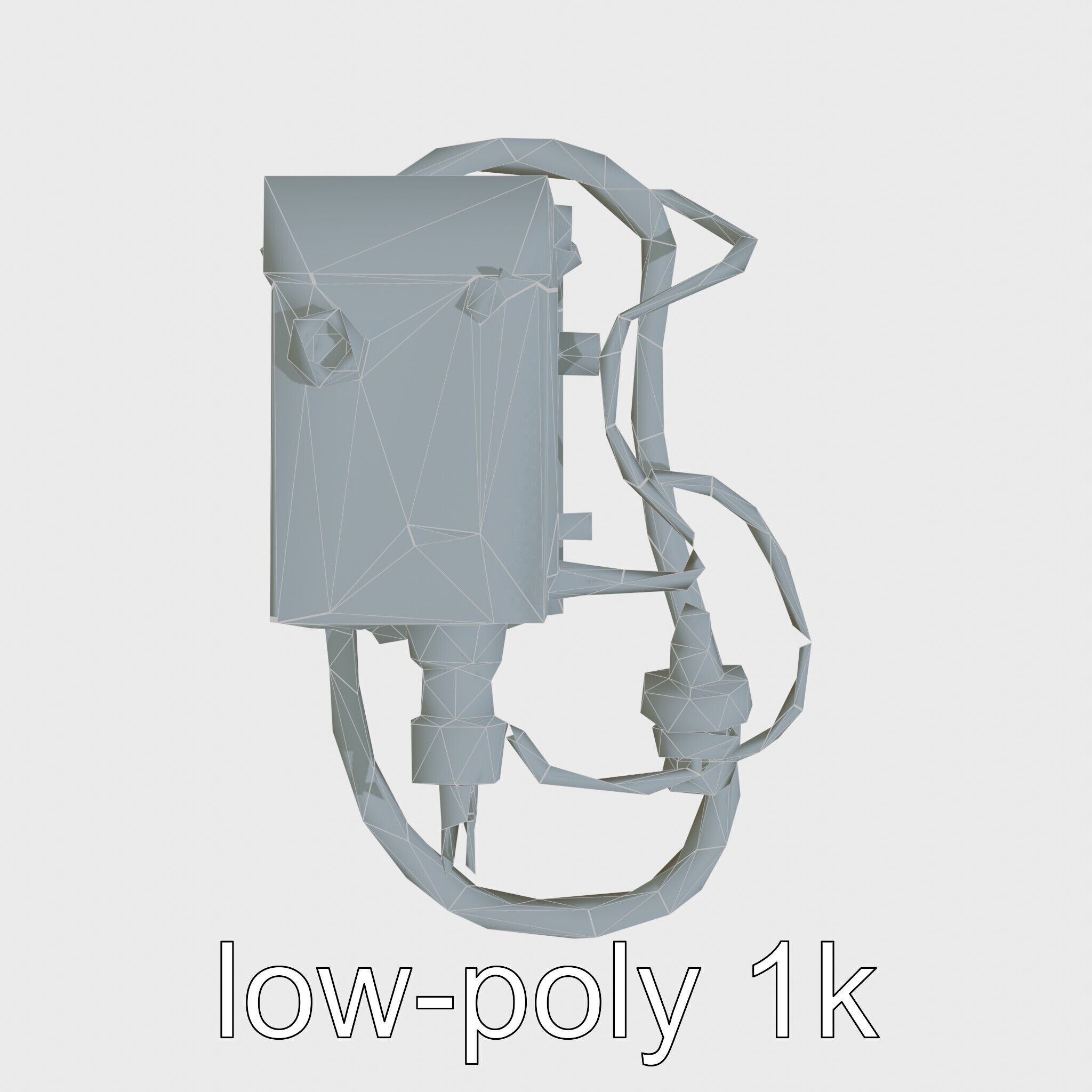 Breathing Circuits Medical Equipment model pack Low-poly 3D model_23