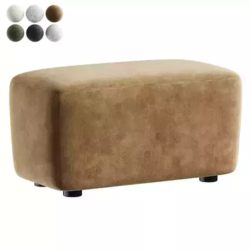 pouf brown dado