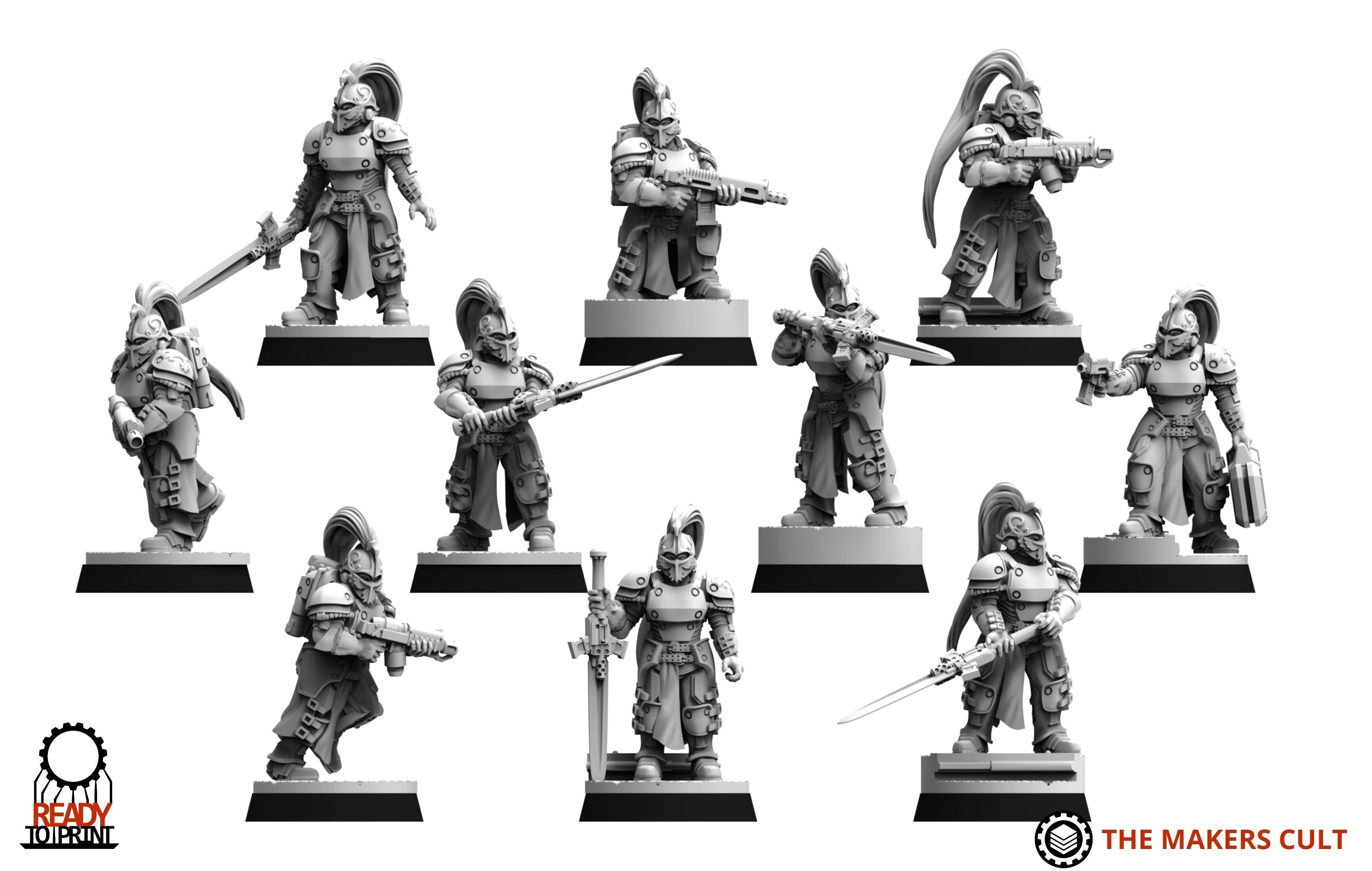 Obsidian Guard - Janissary Squad 3D print model_4