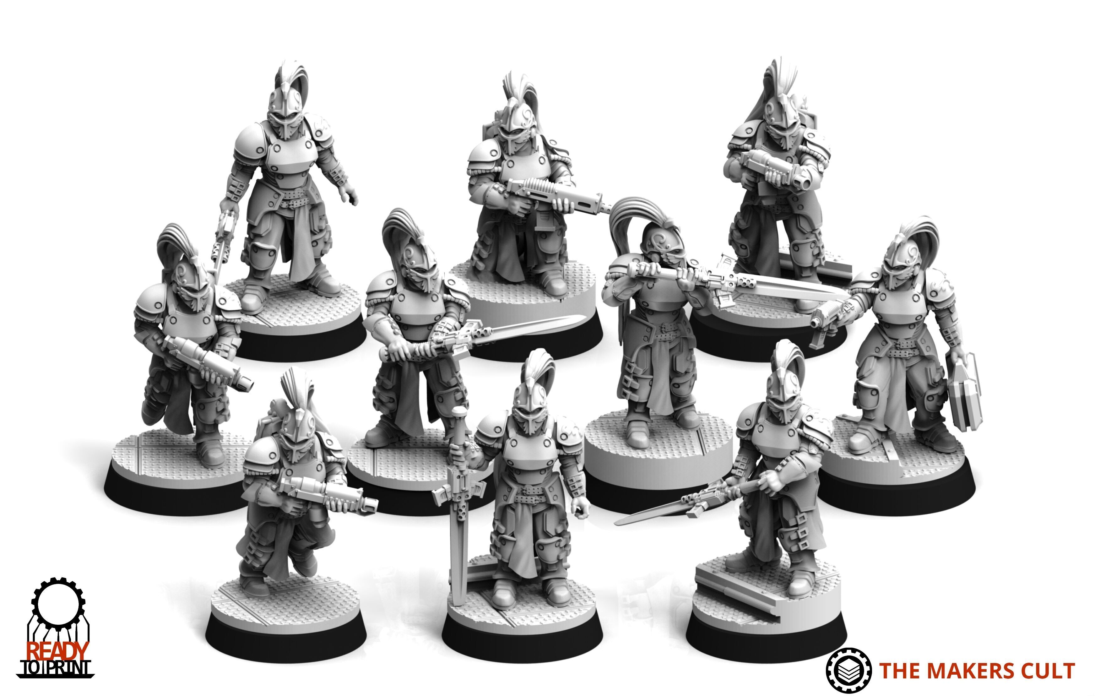 Obsidian Guard - Janissary Squad 3D print model_3